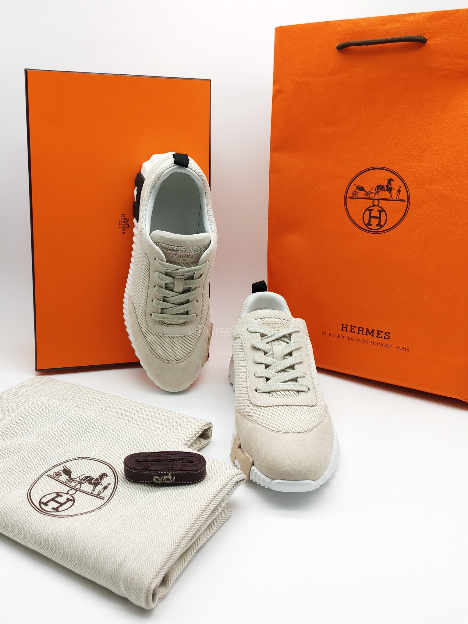 Bouncing Sneakers in Mesh Beige Size 40 EU(25.5 cm) | Purse Maison Luxury Bags Shop
