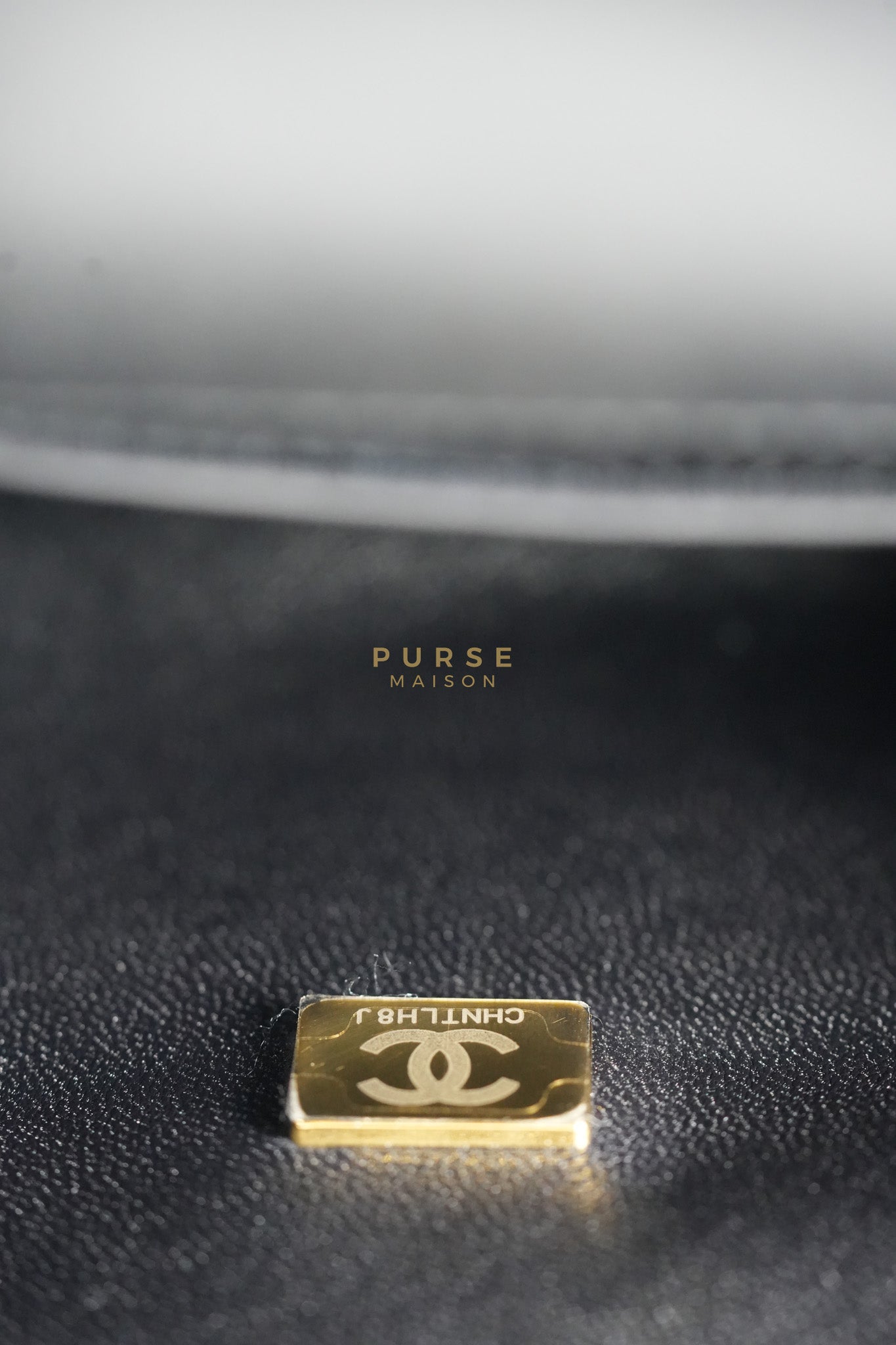 Boy Medium in Black Caviar Leather and Aged Gold Hardware (Microchip) | Purse Maison Luxury Bags Shop