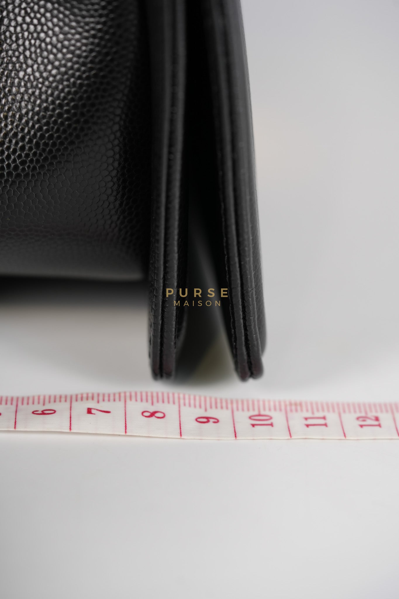 Boy Medium in Black Caviar Leather and Aged Gold Hardware (Microchip) | Purse Maison Luxury Bags Shop