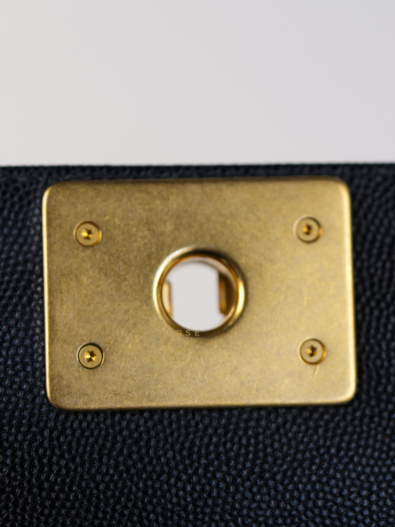 Boy Old Medium Caviar Leather in Aged Gold Hardware in Series 30 | Purse Maison Luxury Bags Shop