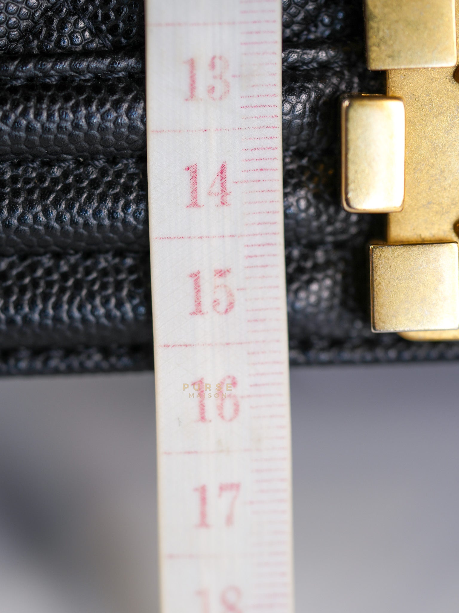 Boy Old Medium in Black Caviar Leather and Aged Gold Hardware Series 28