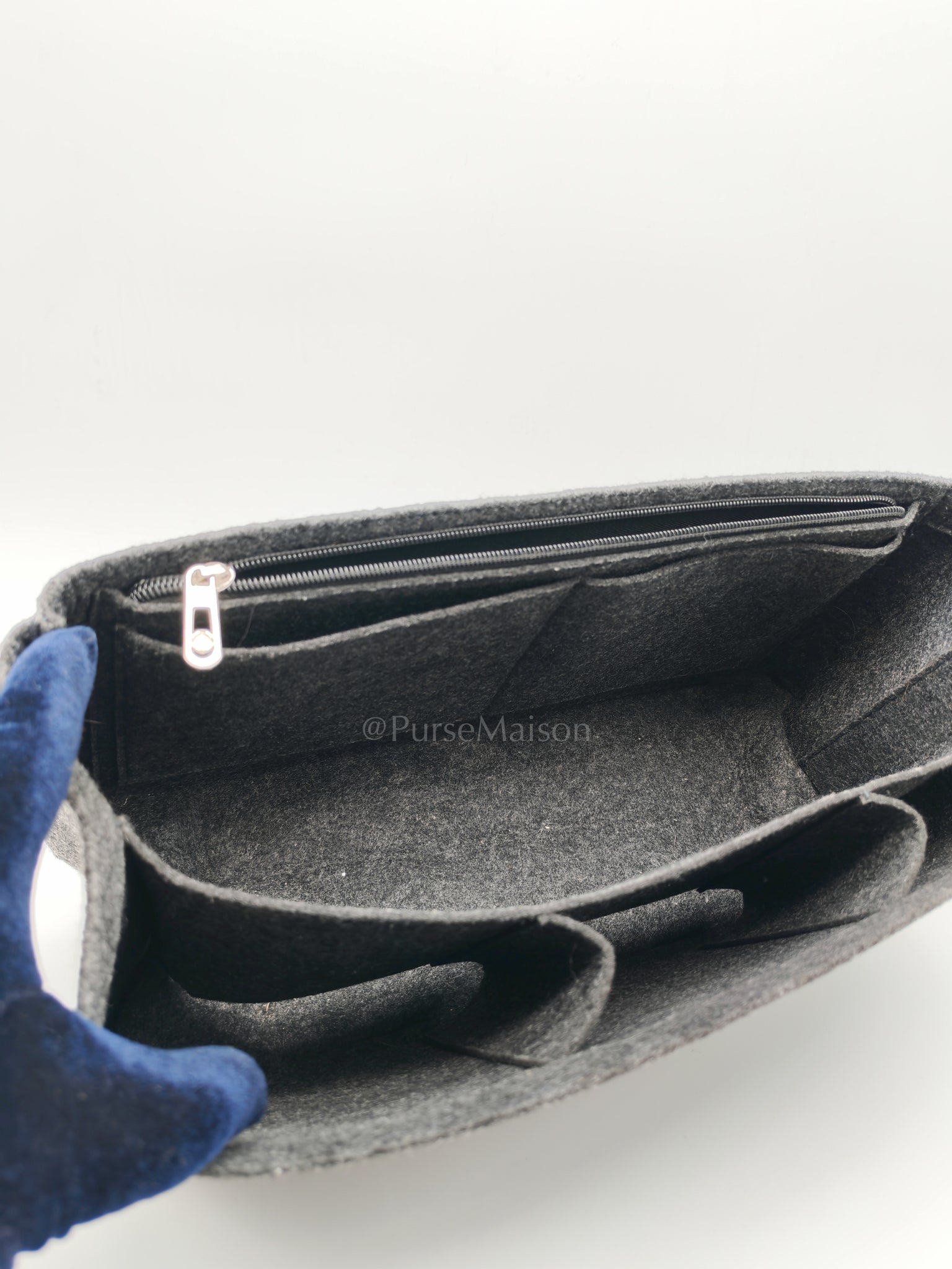 Boy Old Medium Chevron in Black Caviar Leather and Ruthenium Hardware Series 24 | Purse Maison Luxury Bags Shop