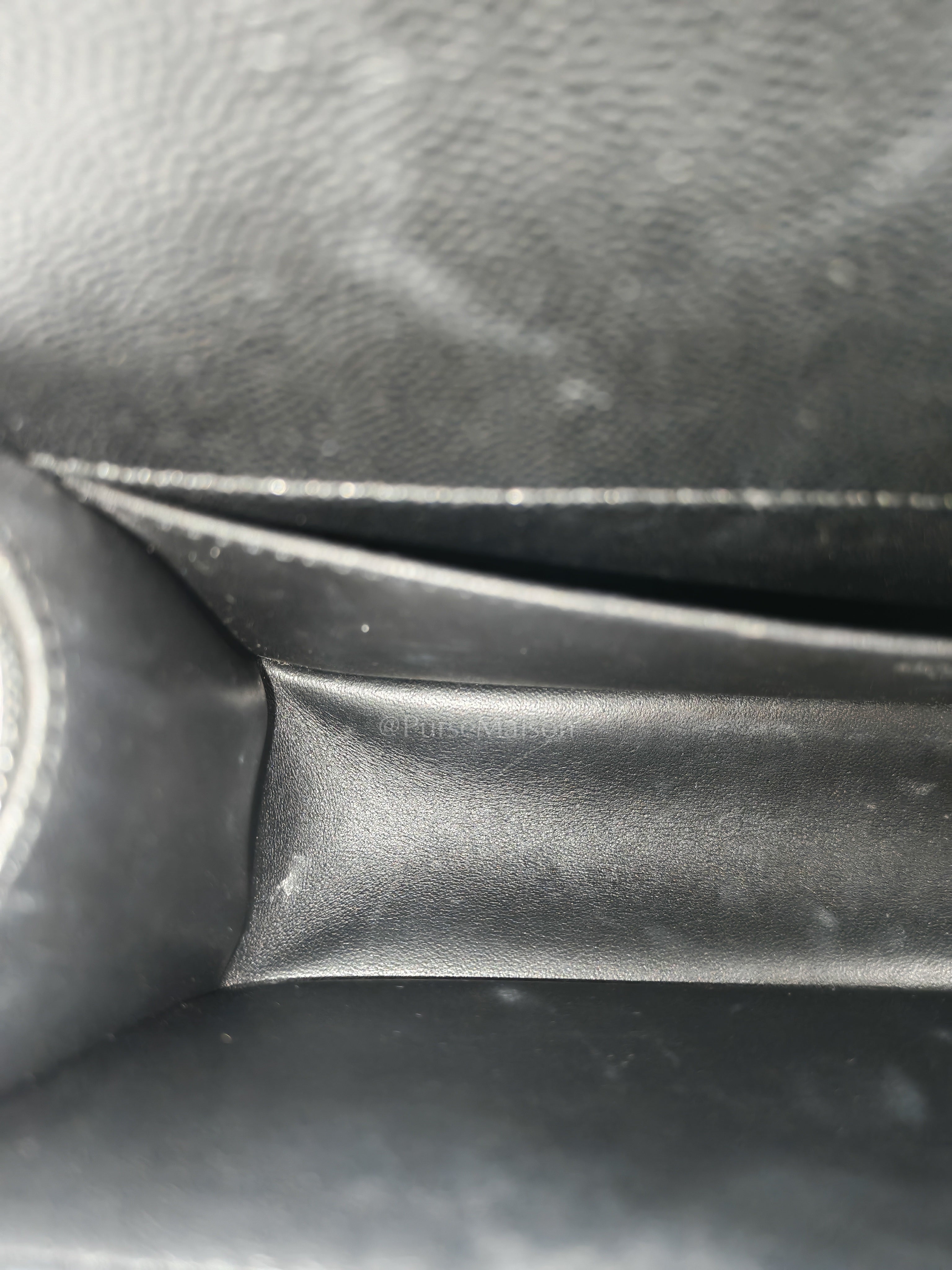Boy Old Medium in Black Quilted Caviar Leather and Ruthenium Hardware (Microchip) | Purse Maison Luxury Bags Shop