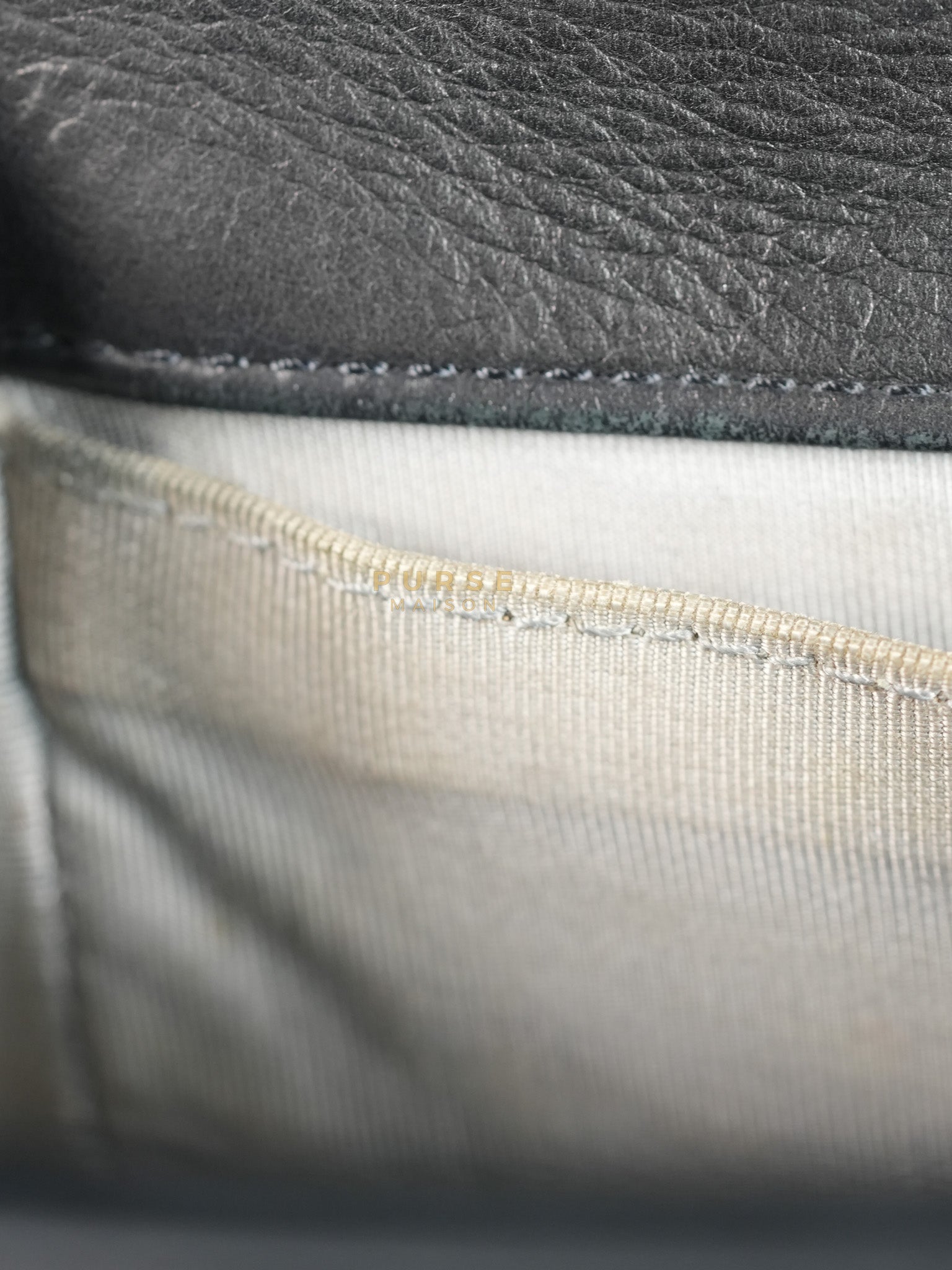 Boy Old Medium in Black Quilted Lambskin Leather & Ruthenium Hardware Series 19 | Purse Maison Luxury Bags Shop