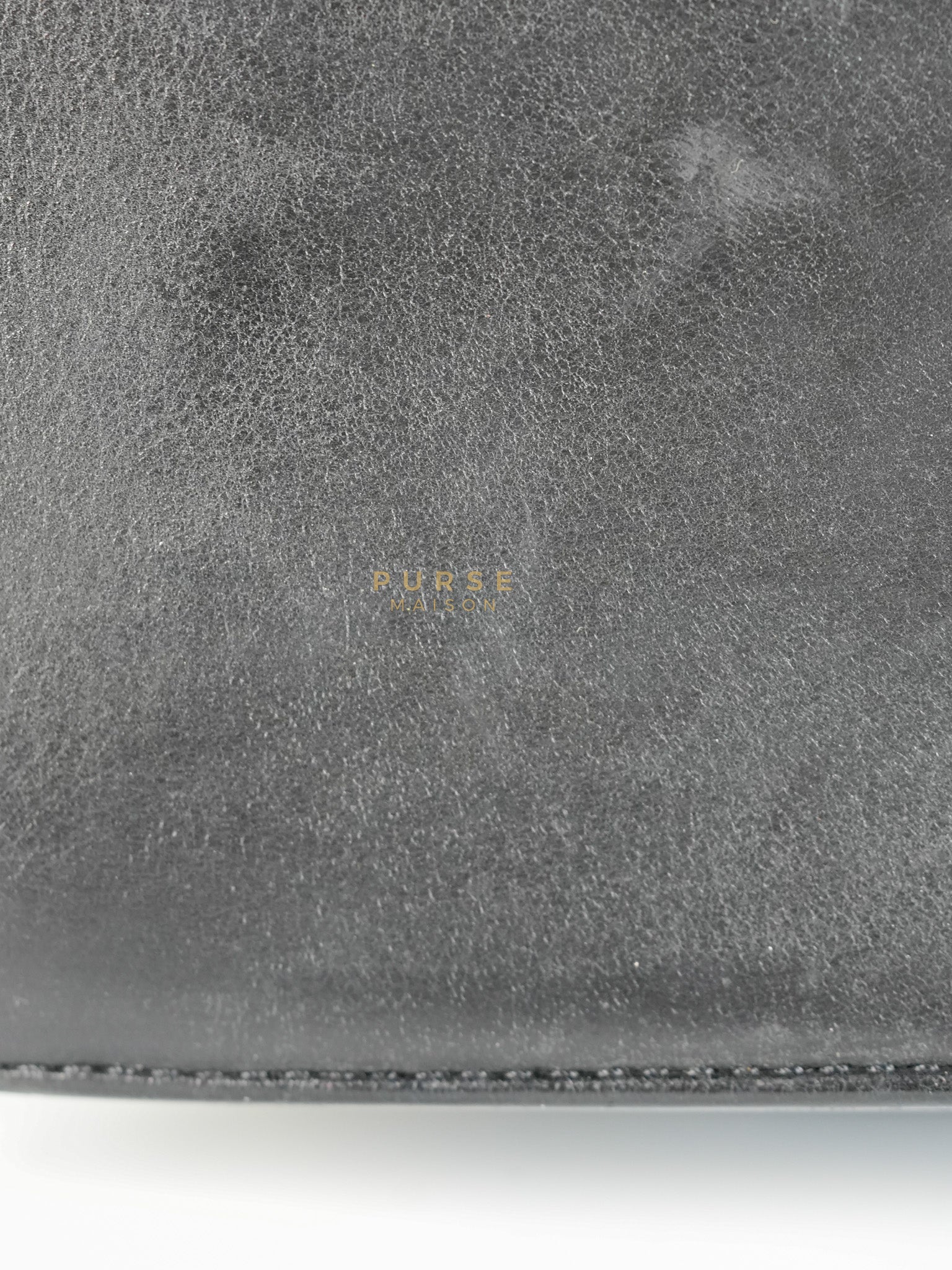 Boy Old Medium in Black Quilted Lambskin Leather & Ruthenium Hardware Series 19 | Purse Maison Luxury Bags Shop