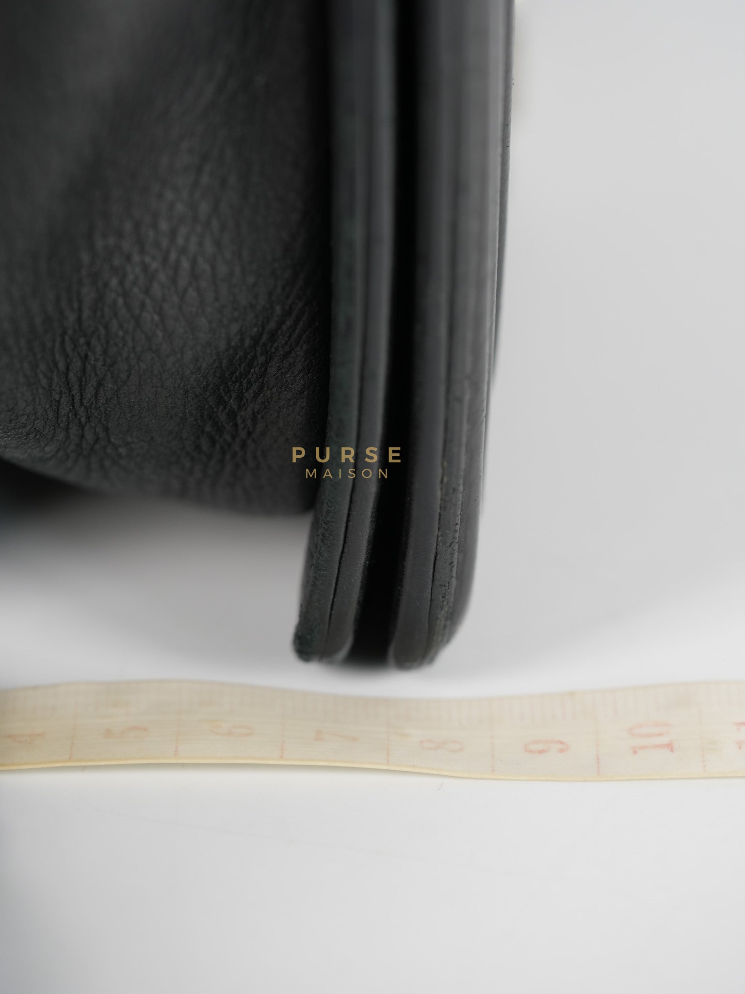 Boy Old Medium in Black Quilted Lambskin Leather & Ruthenium Hardware Series 19 | Purse Maison Luxury Bags Shop