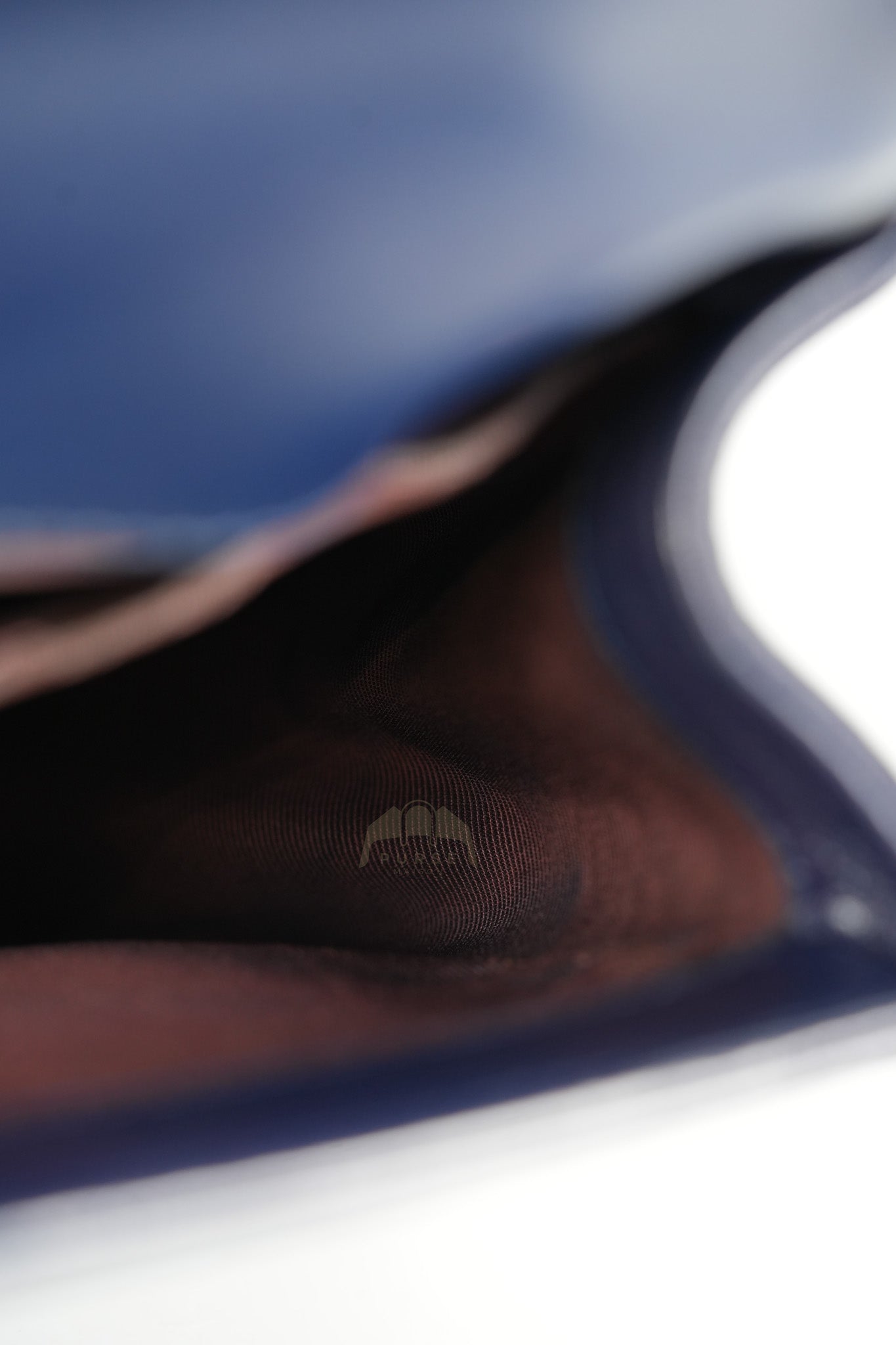 Boy Old Medium in Dark Blue Chevron Lambskin Leather Ruthenium Hardware (Series 20) | Purse Maison Luxury Bags Shop