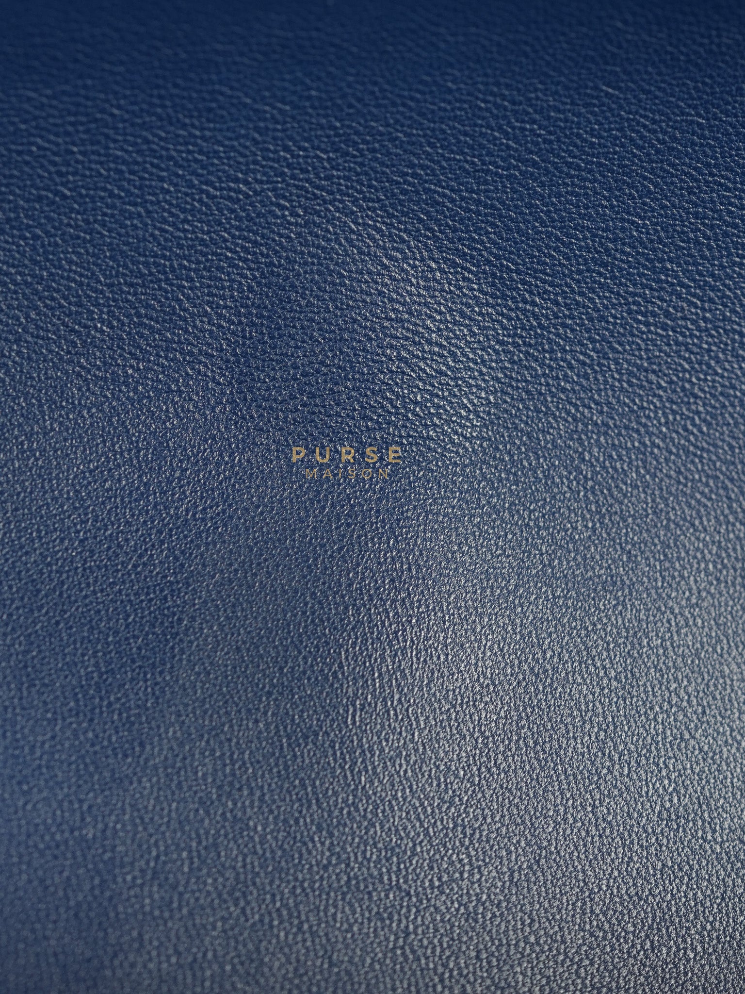 Boy Old Medium in Dark Royal Blue Chevron Lambskin Leather & Ruthenium Hardware Series 20 | Purse Maison Luxury Bags Shop