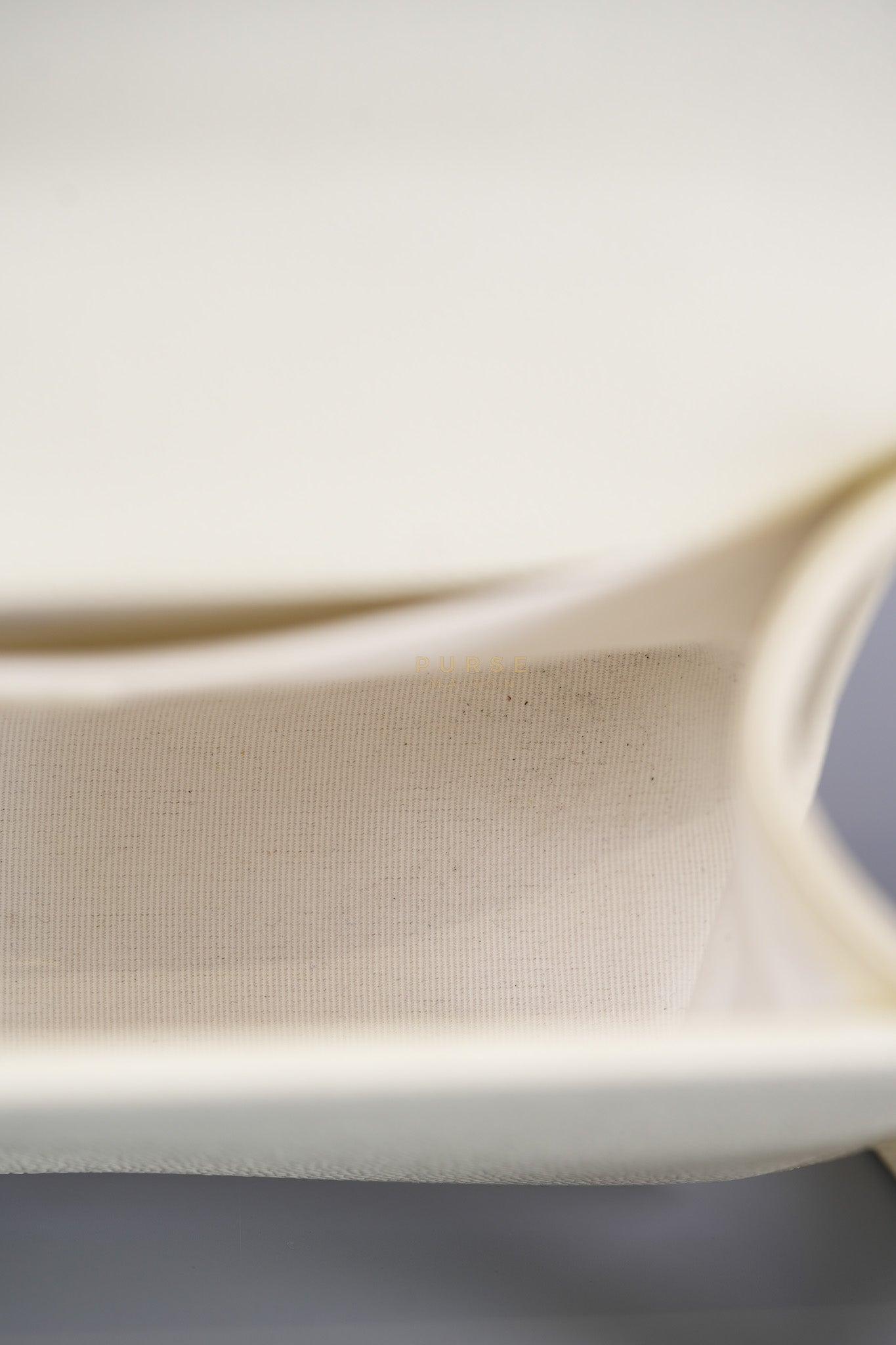 Boy Old Medium in Off White Caviar Leather and Light Gold Hardware (Microchip) | Purse Maison Luxury Bags Shop