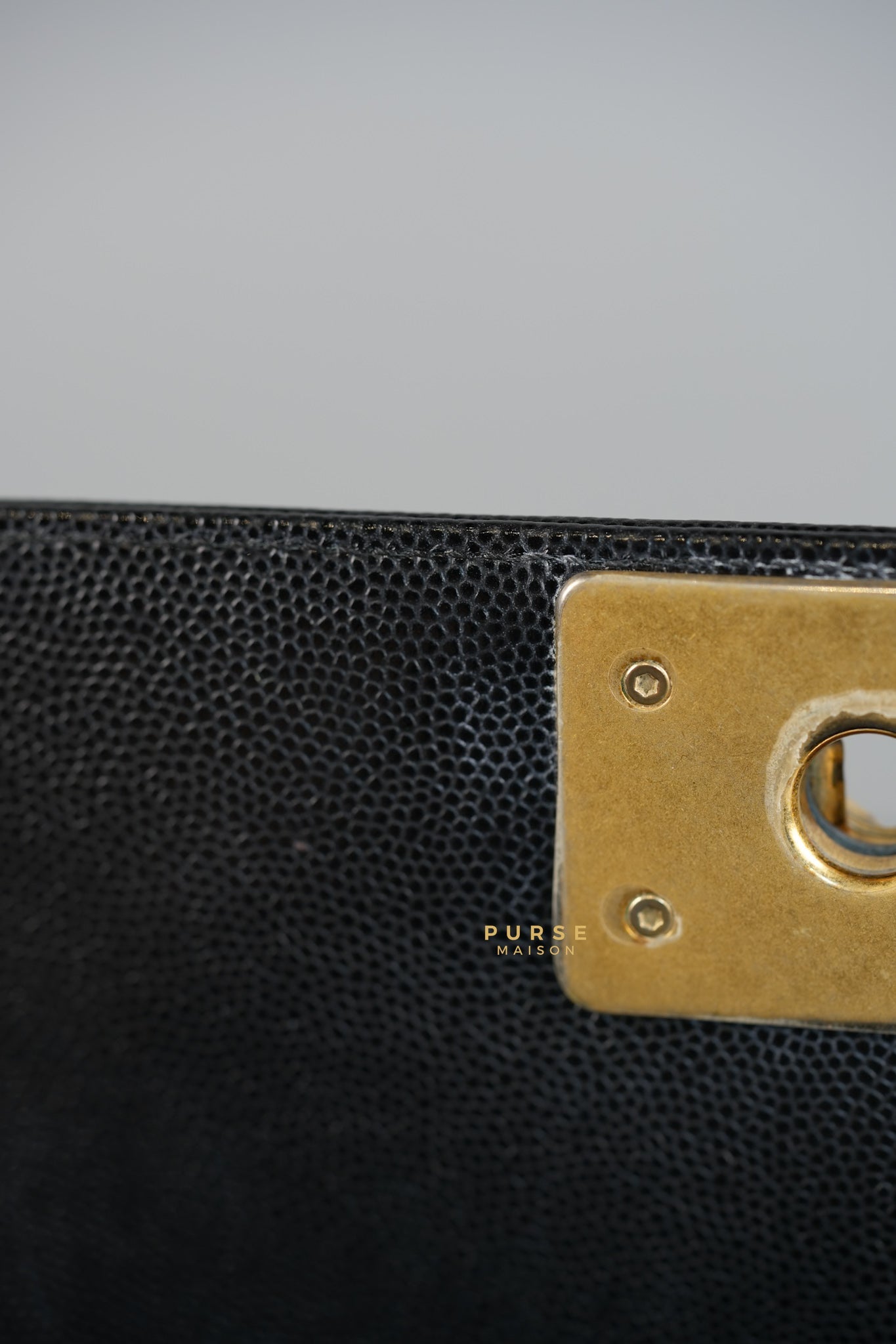 Boy Small Black Caviar in Aged Gold Hardware Series 25 | Purse Maison Luxury Bags Shop