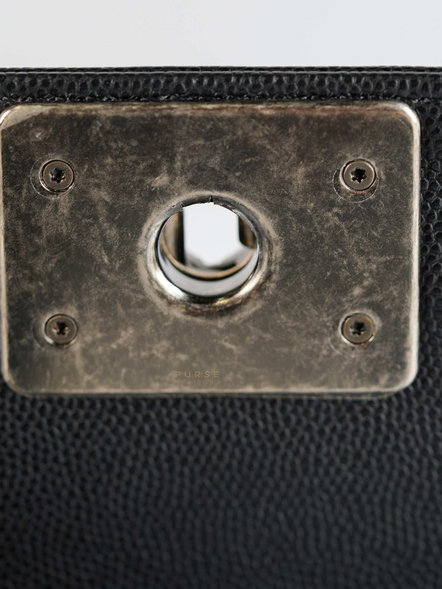 Boy Small Black Caviar Leather in Ruthenium Hardware (microchip) | Purse Maison Luxury Bags Shop