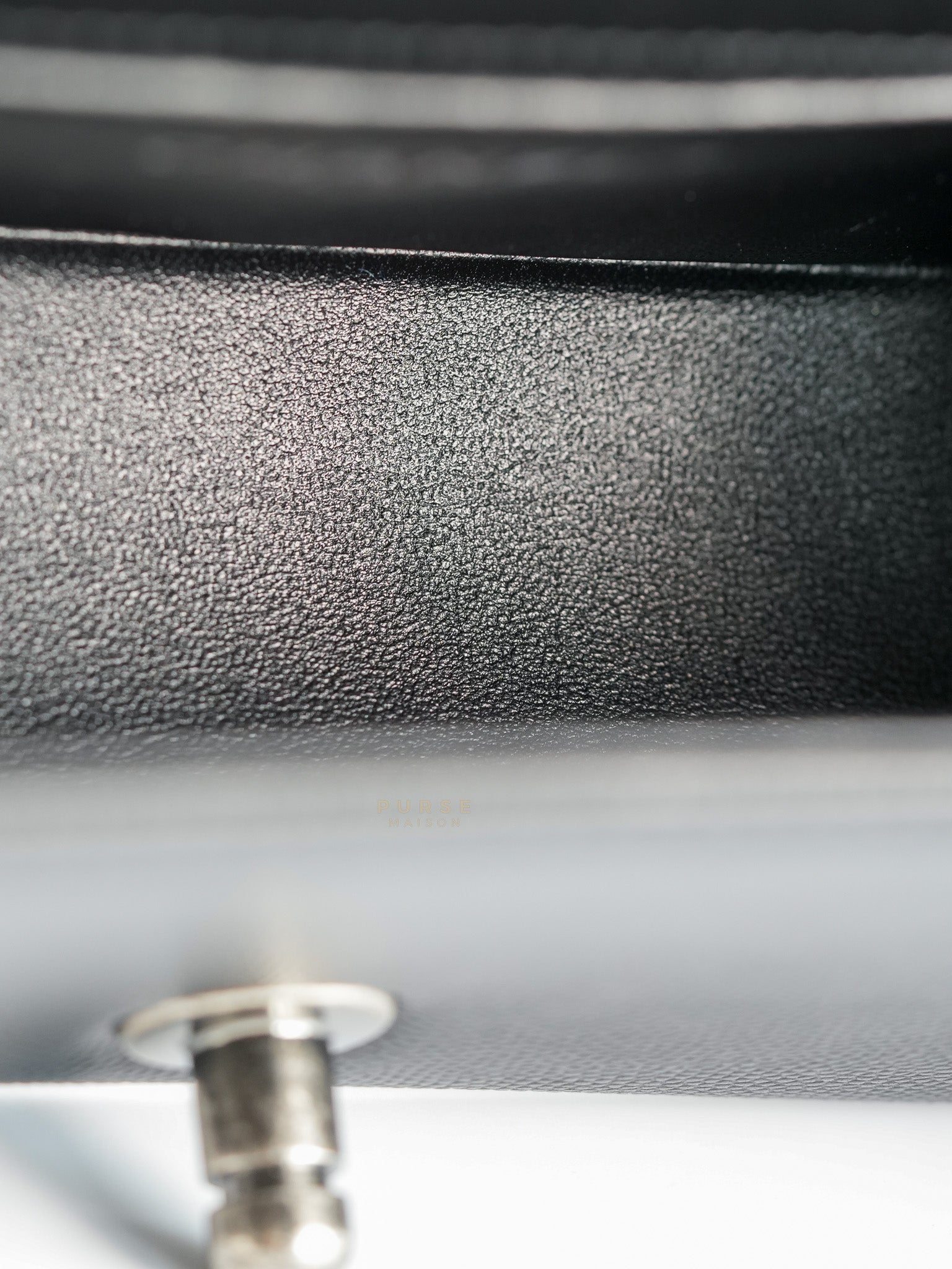 Boy Small Black Caviar Leather in Ruthenium Hardware (microchip) | Purse Maison Luxury Bags Shop