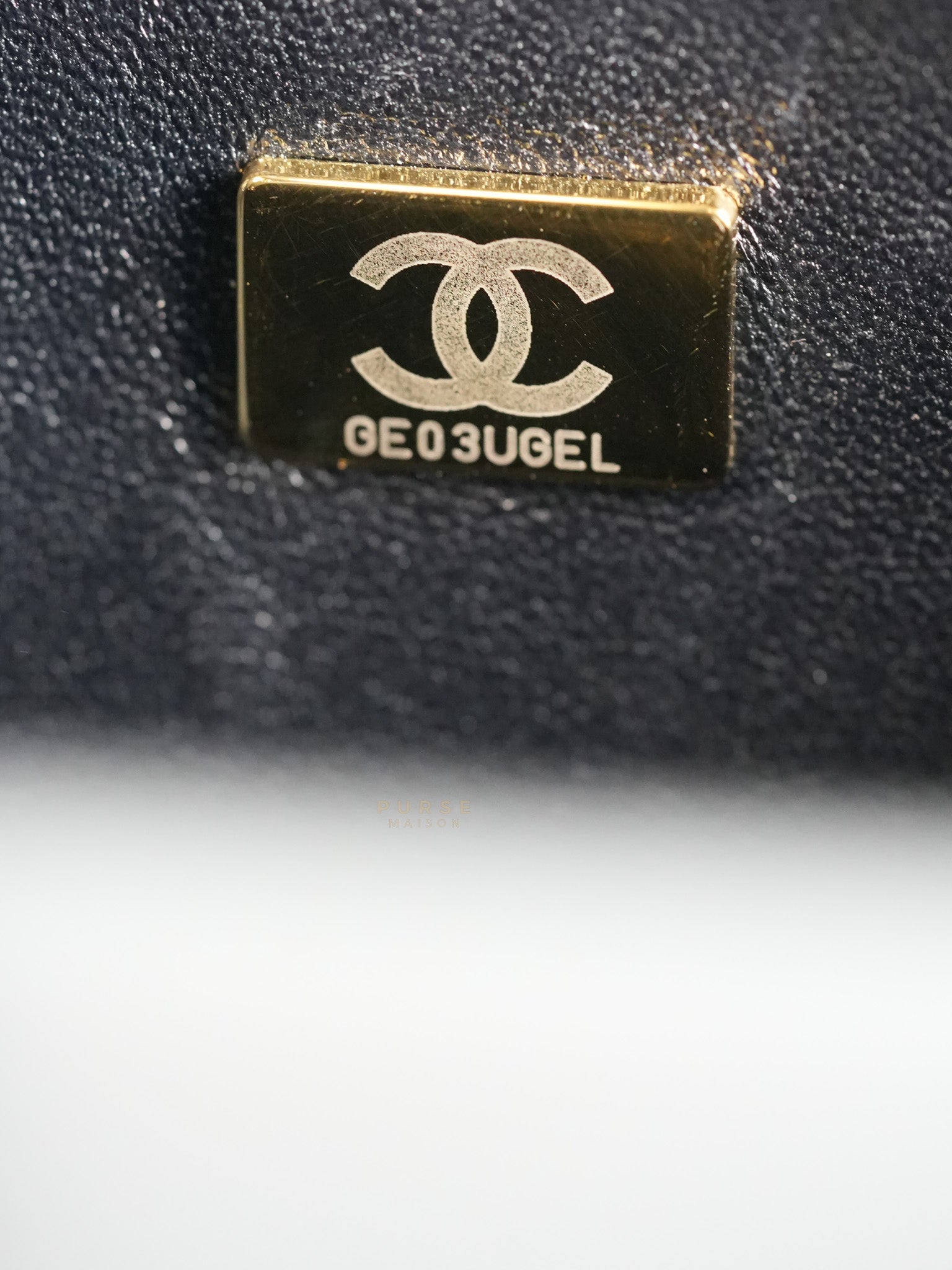 Boy Small Caviar Leather in Aged Gold Hardware (Microchip) | Purse Maison Luxury Bags Shop