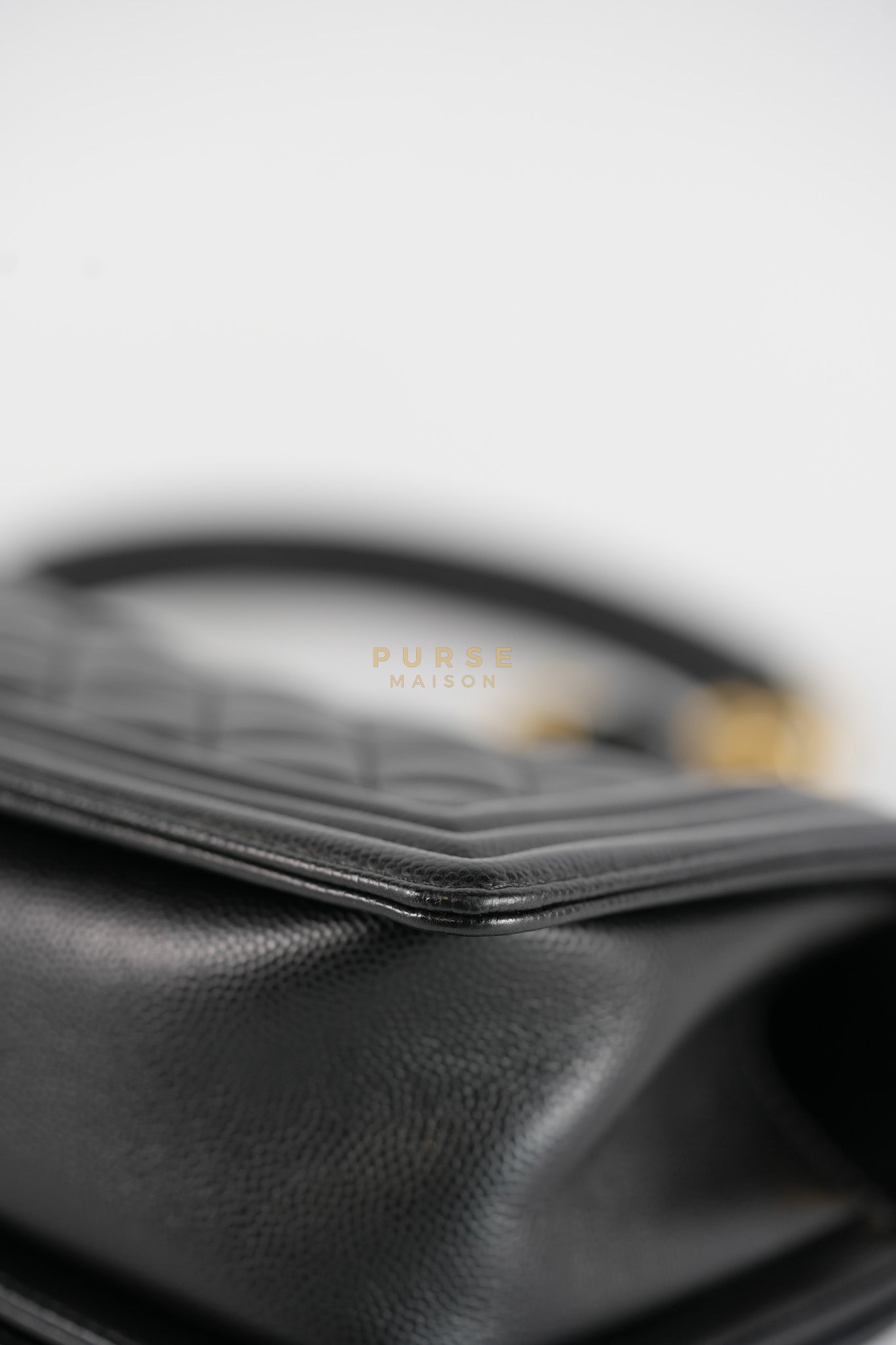 Le Boy Small Black Microchip | Purse Maison Luxury Bags Shop