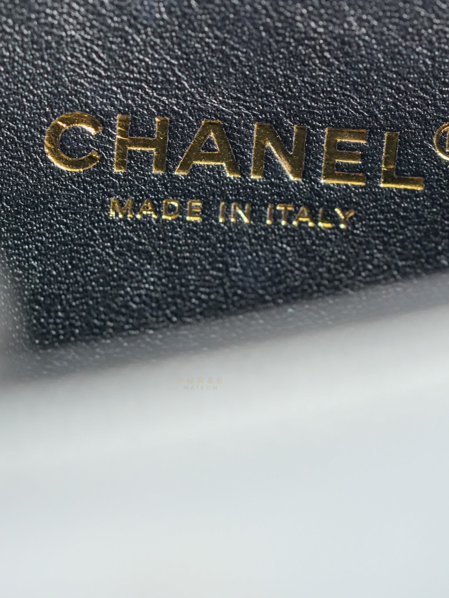 Boy Small in Black Caviar Leather and Aged Gold Hardware (Microchip) | Purse Maison Luxury Bags Shop