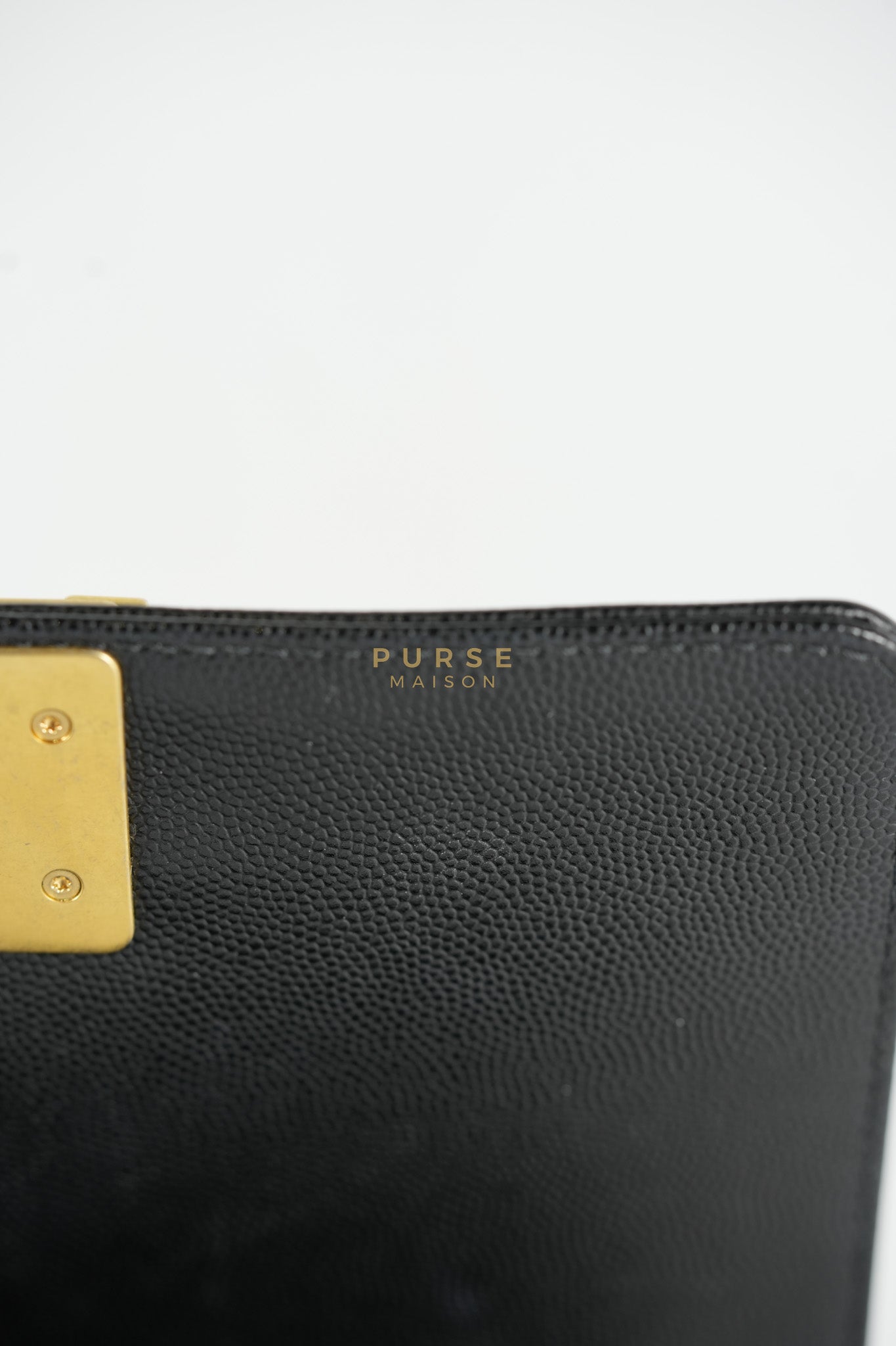 Le Boy Small Black Microchip | Purse Maison Luxury Bags Shop