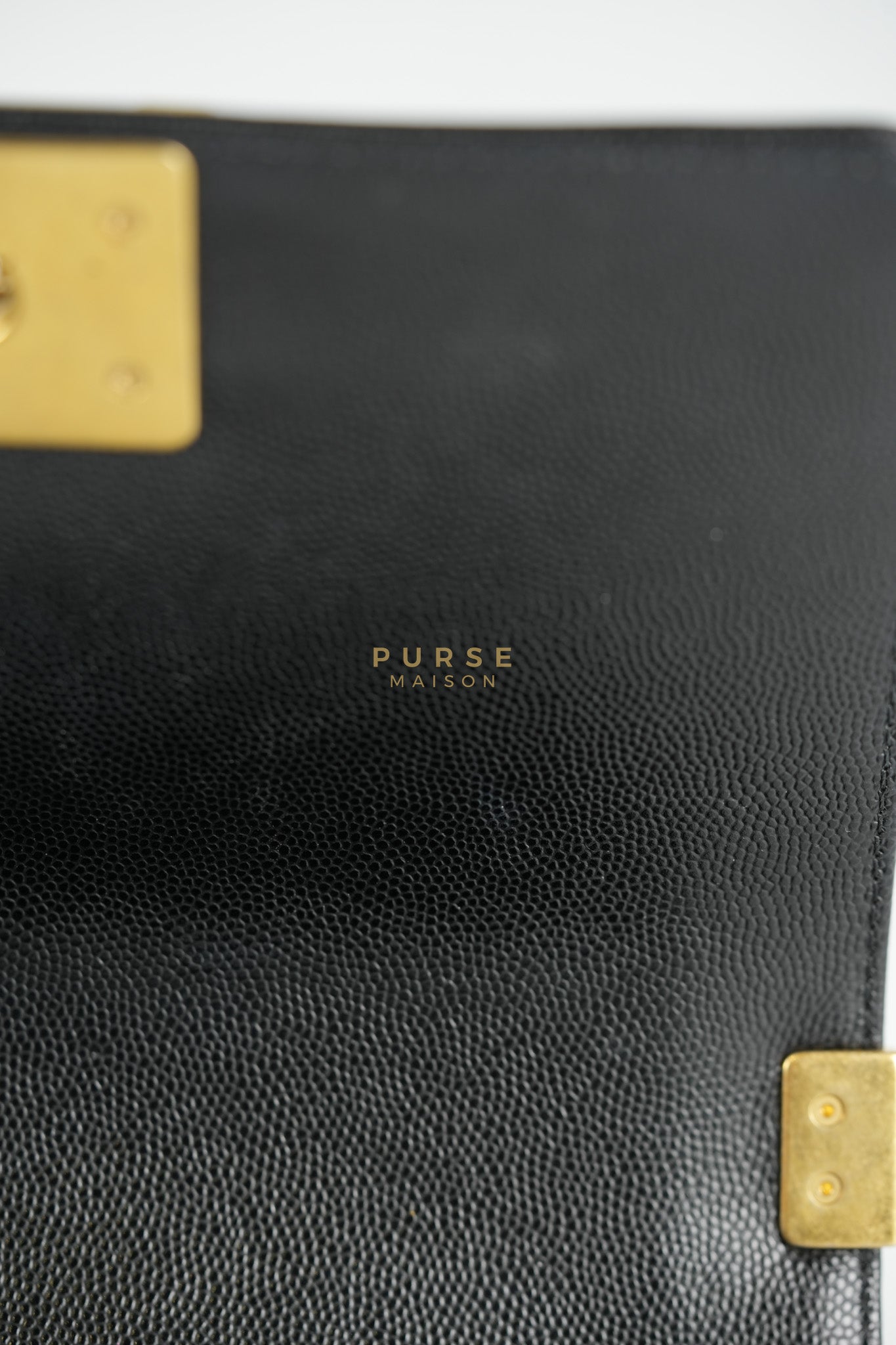 Le Boy Small Black Microchip | Purse Maison Luxury Bags Shop