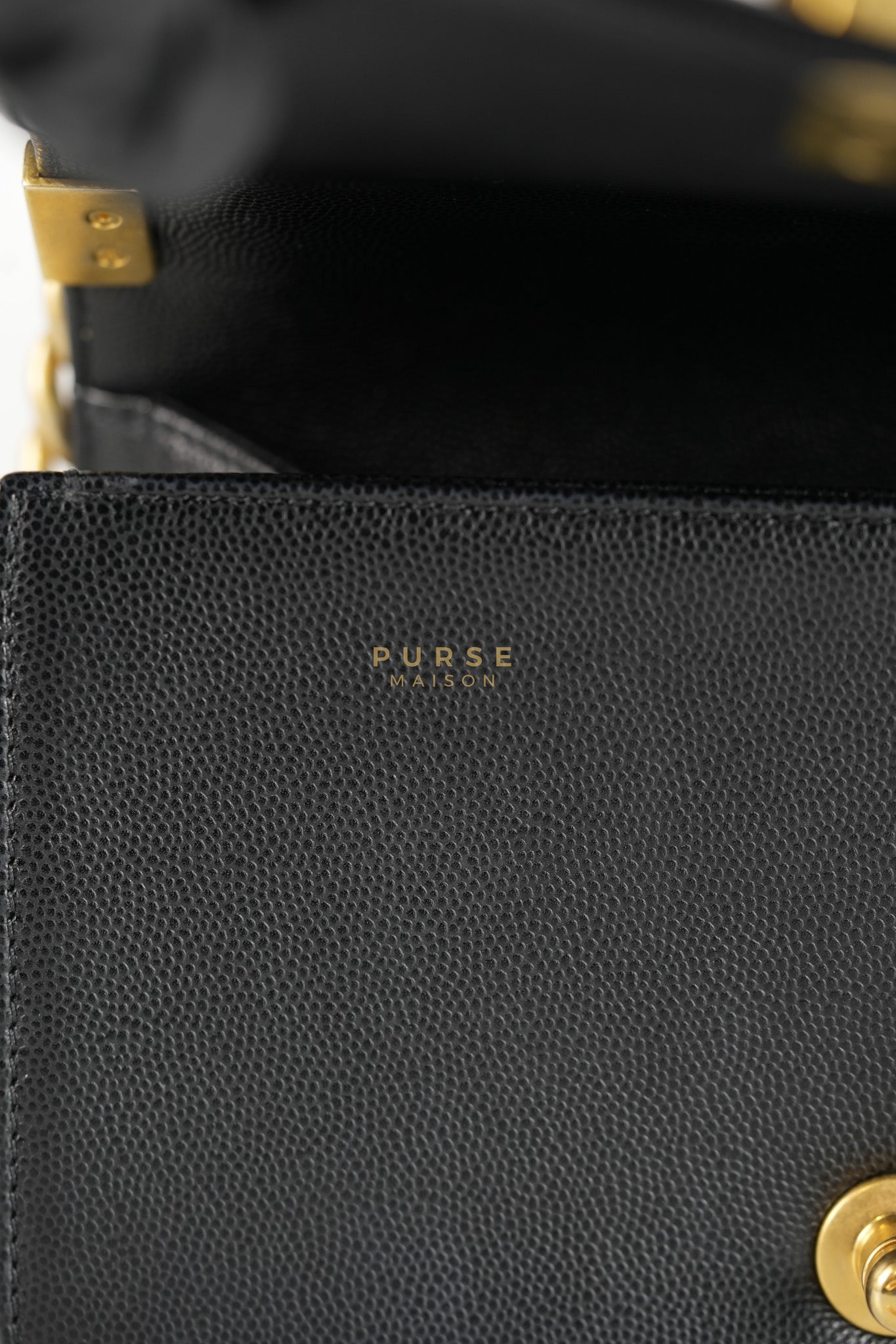 Le Boy Small Black Microchip | Purse Maison Luxury Bags Shop