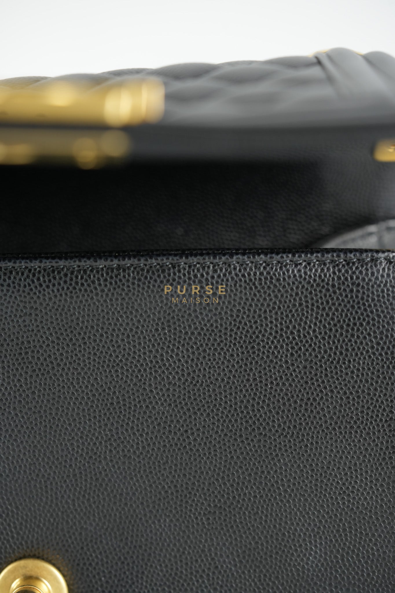 Le Boy Small Black Microchip | Purse Maison Luxury Bags Shop