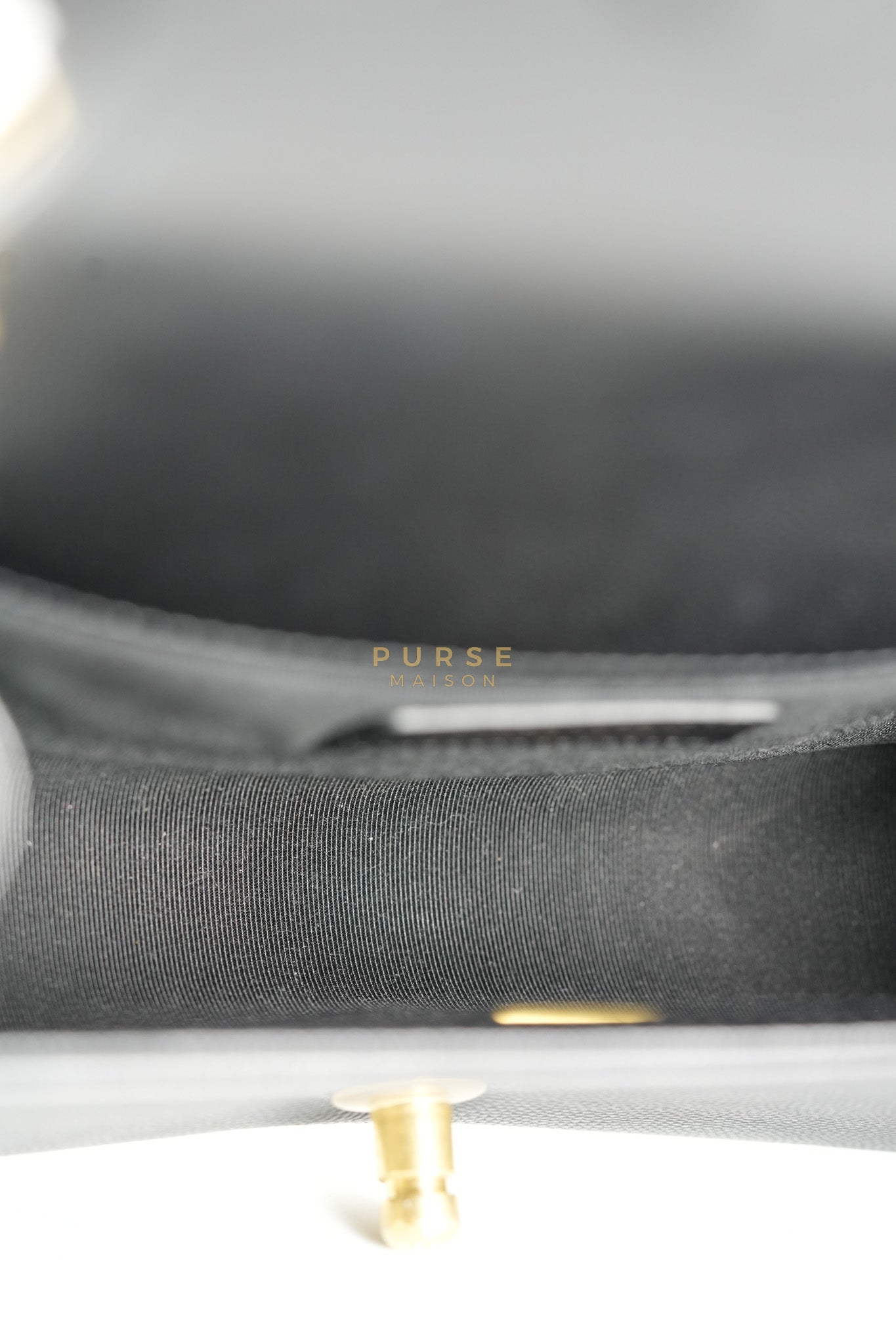 Le Boy Small Black Microchip | Purse Maison Luxury Bags Shop
