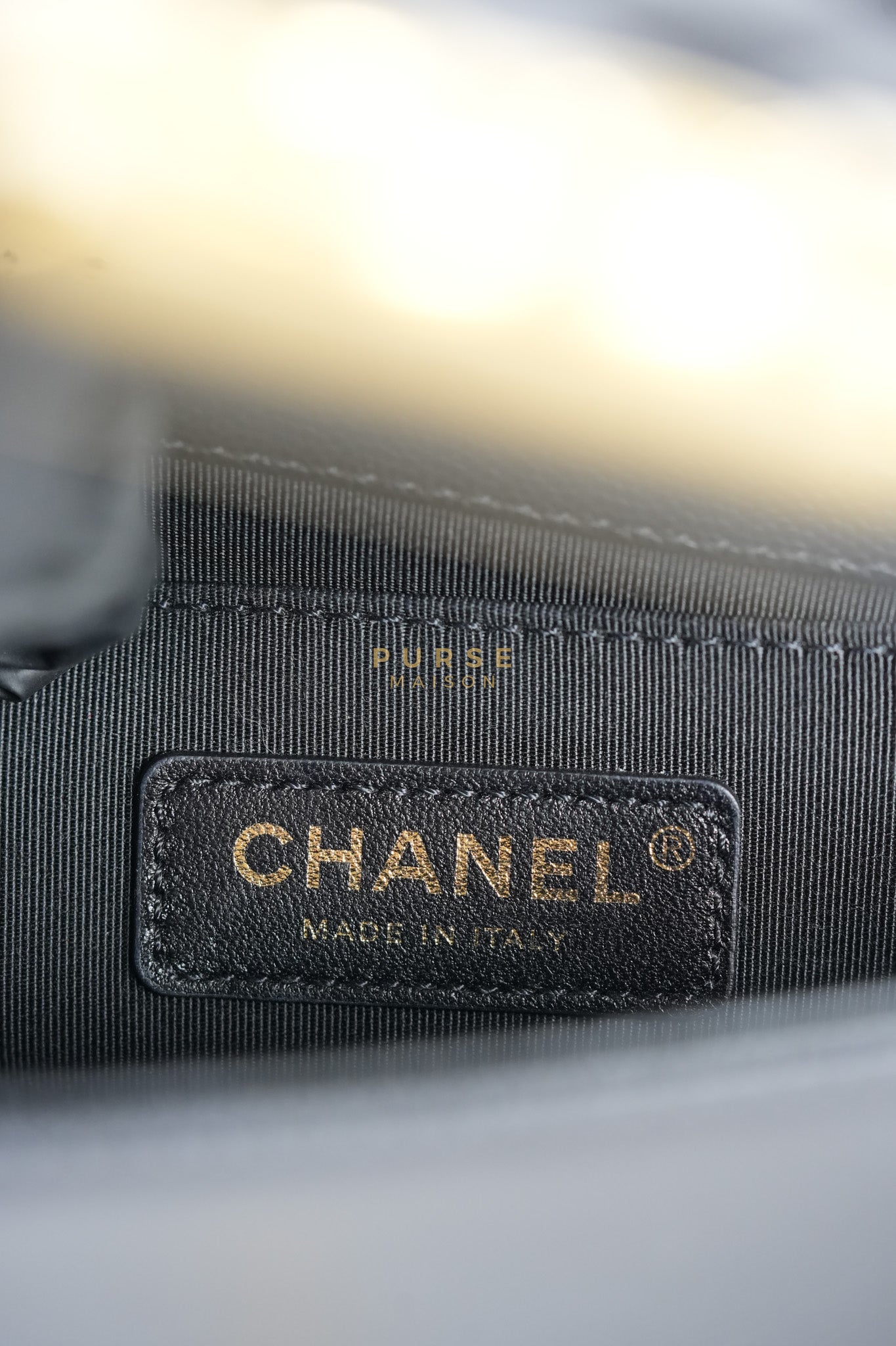 Le Boy Small Black Microchip | Purse Maison Luxury Bags Shop