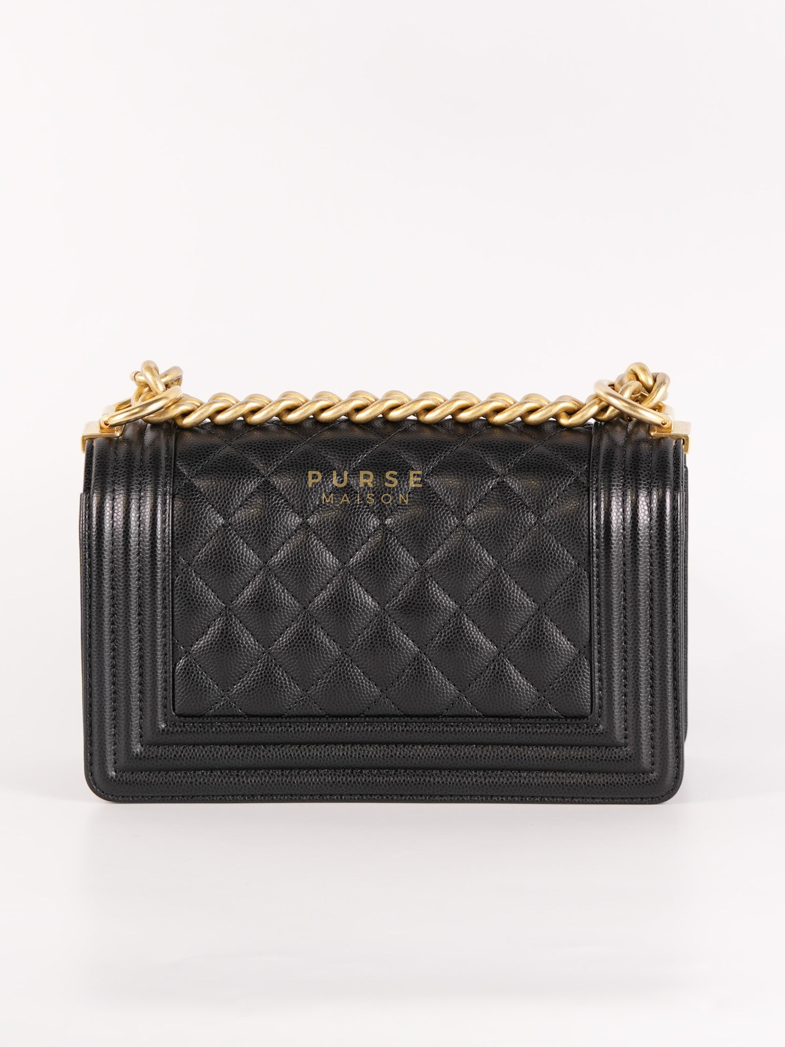 Le Boy Small Black Microchip | Purse Maison Luxury Bags Shop