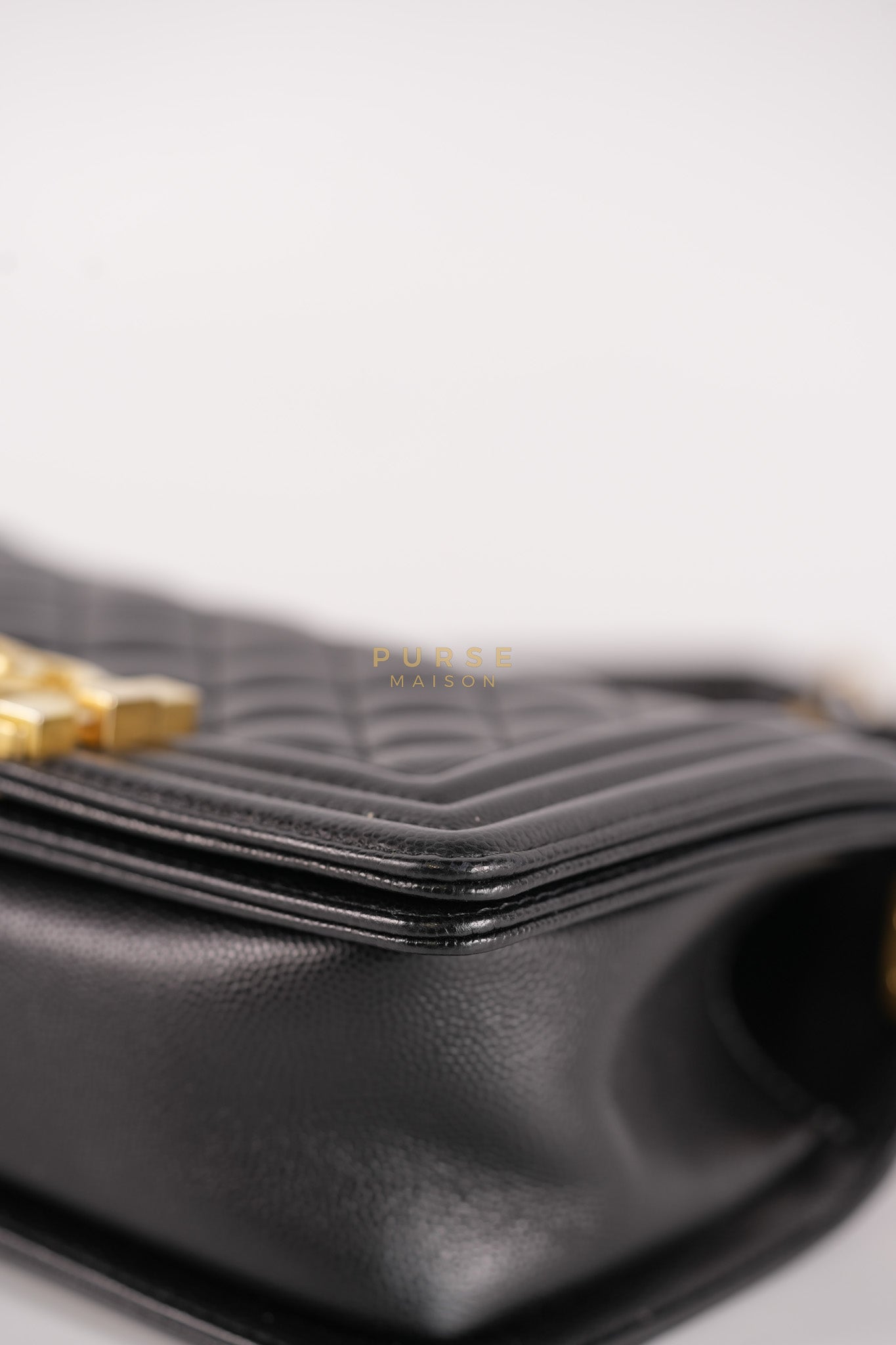 Le Boy Small Black Microchip | Purse Maison Luxury Bags Shop