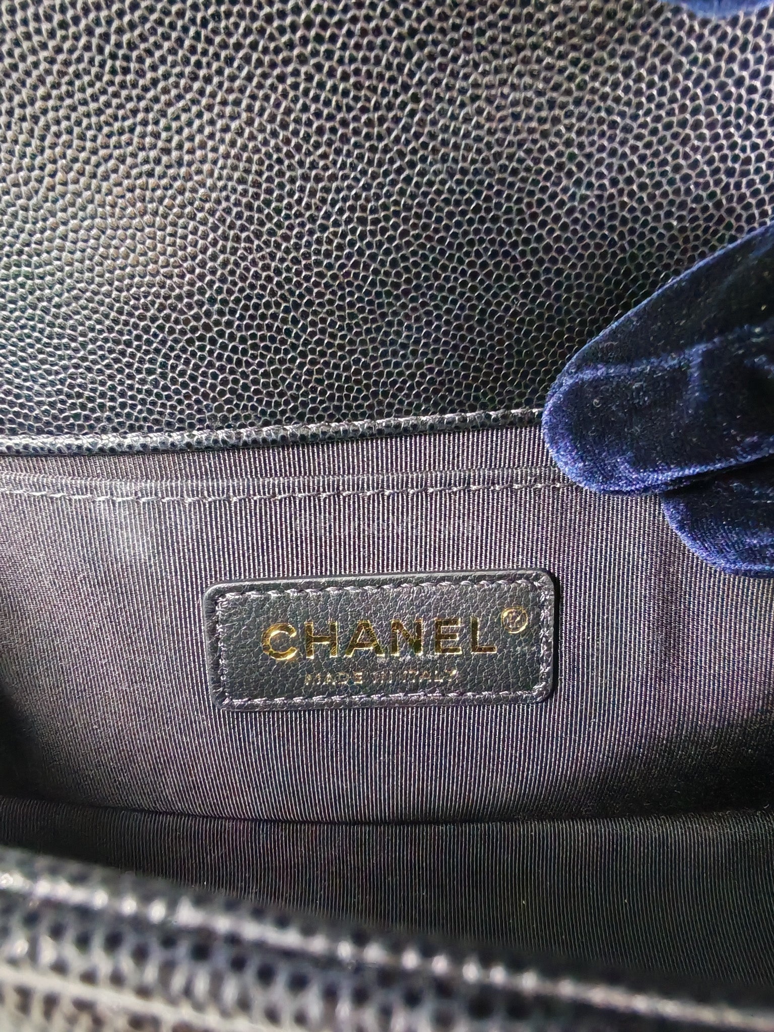 Boy Small in Black Caviar Leather and Aged Gold Hardware Series 31 | Purse Maison Luxury Bags Shop