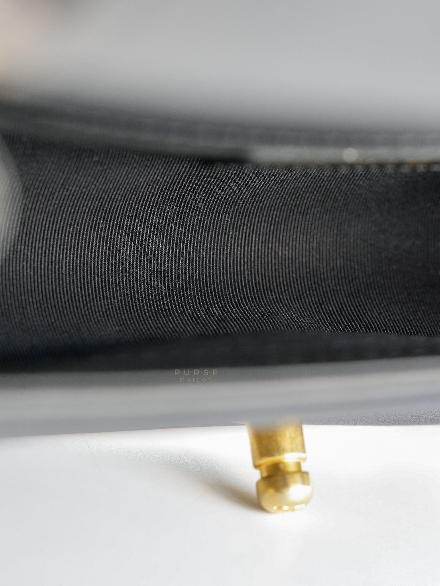 Boy Top Handle Small in Black Lambskin Leather Aged Gold Hardware(Series 26) | Purse Maison Luxury Bags Shop