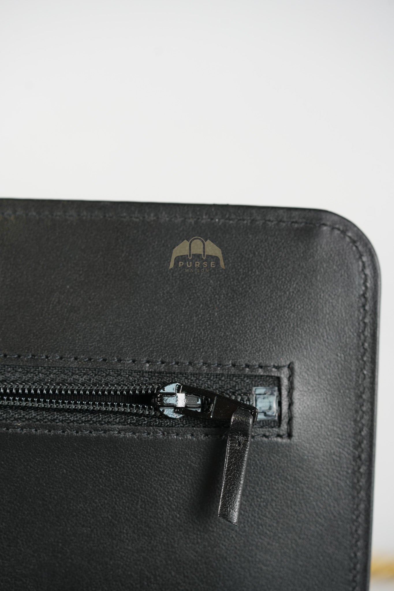 Boy Wallet on Chain in Black Quilted Caviar Leather & Gold Hardware Series 30 | Purse Maison Luxury Bags Shop