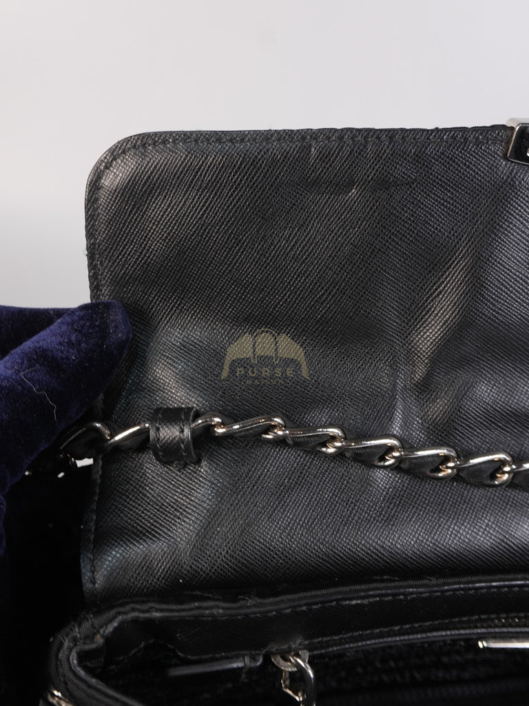 BP0584 Tessuto Impuntu Nero/Black Nylon Shoulder Bag/Crossbody Bag | Purse Maison Luxury Bags Shop