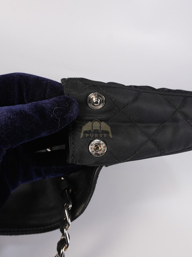 BP0584 Tessuto Impuntu Nero/Black Nylon Shoulder Bag/Crossbody Bag | Purse Maison Luxury Bags Shop