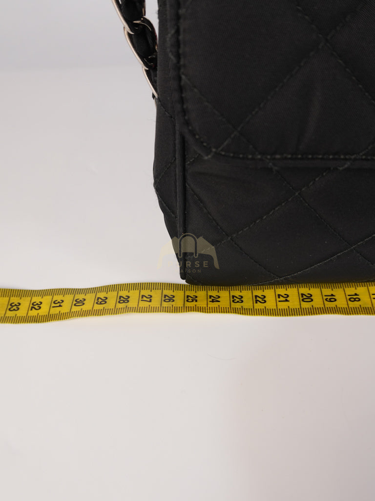 BP0584 Tessuto Impuntu Nero/Black Nylon Shoulder Bag/Crossbody Bag | Purse Maison Luxury Bags Shop