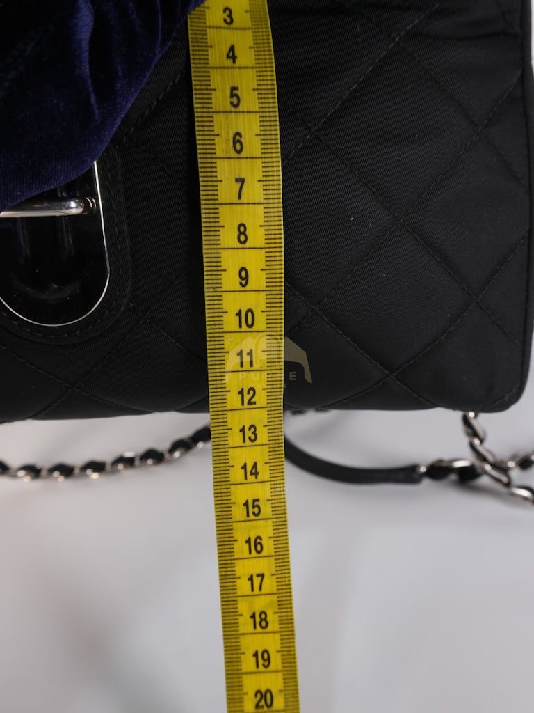 BP0584 Tessuto Impuntu Nero/Black Nylon Shoulder Bag/Crossbody Bag | Purse Maison Luxury Bags Shop