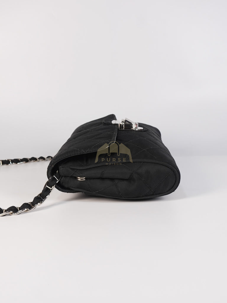 BP0584 Tessuto Impuntu Nero/Black Nylon Shoulder Bag/Crossbody Bag | Purse Maison Luxury Bags Shop