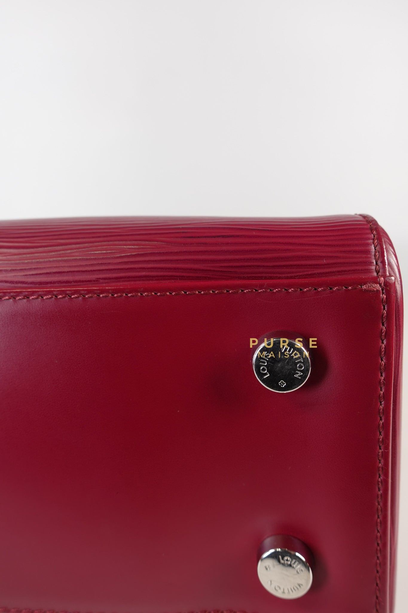 Brea in Carmine Red Epi Leather (Date Code: FL4143) | Purse Maison Luxury Bags Shop