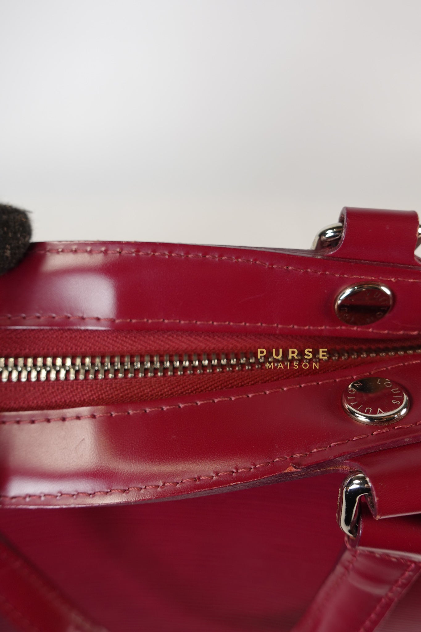 Brea in Carmine Red Epi Leather (Date Code: FL4143) | Purse Maison Luxury Bags Shop