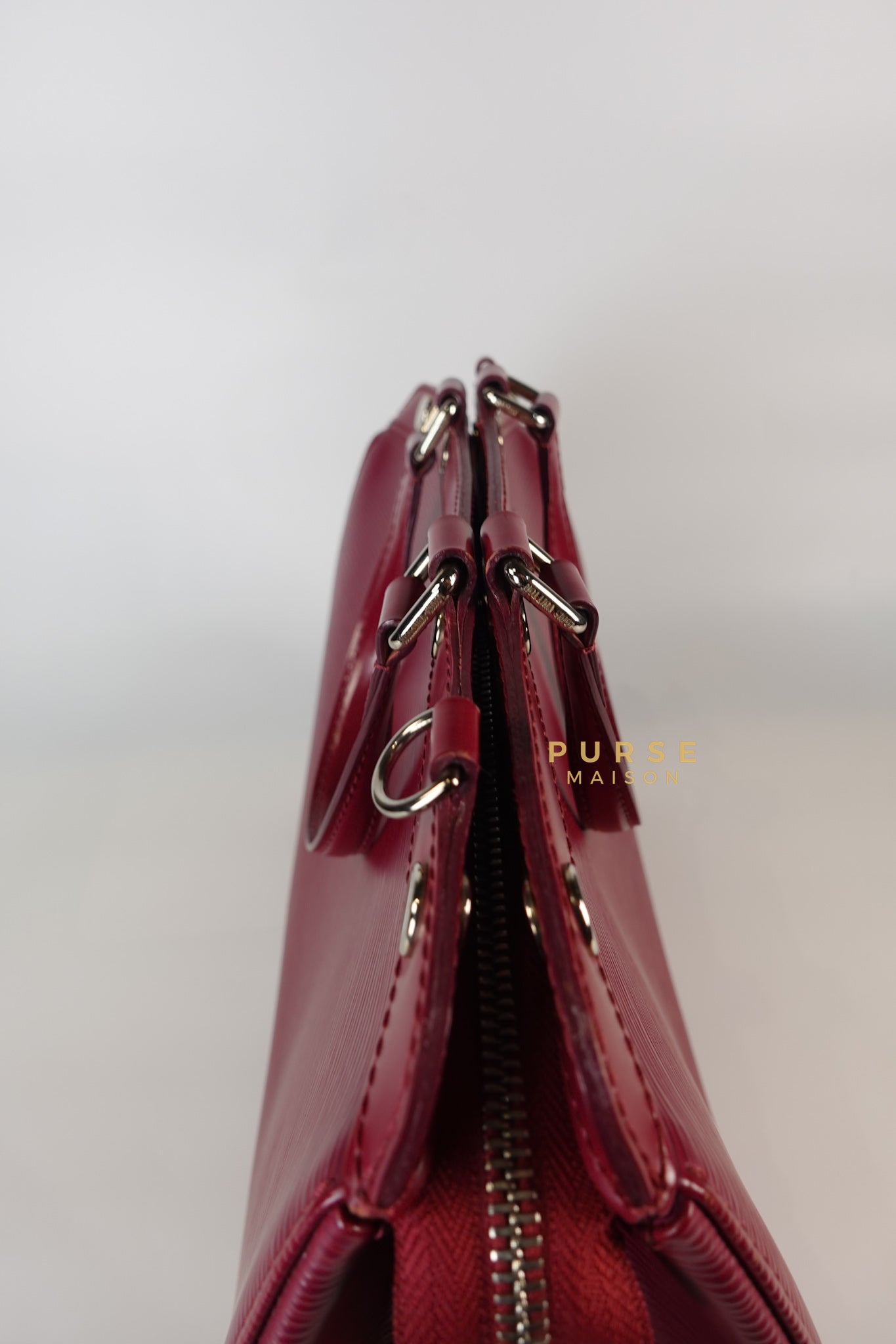 Brea in Carmine Red Epi Leather (Date Code: FL4143) | Purse Maison Luxury Bags Shop