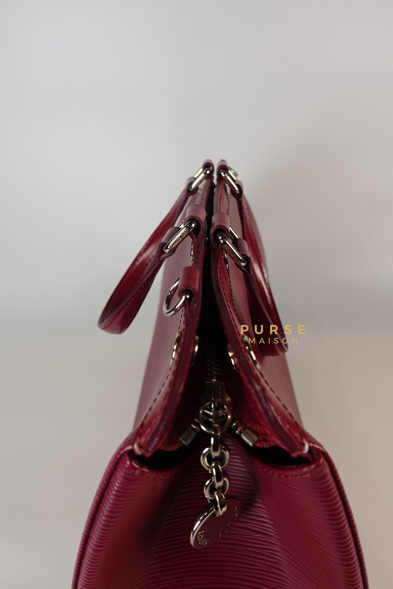 Brea in Carmine Red Epi Leather (Date Code: FL4143) | Purse Maison Luxury Bags Shop