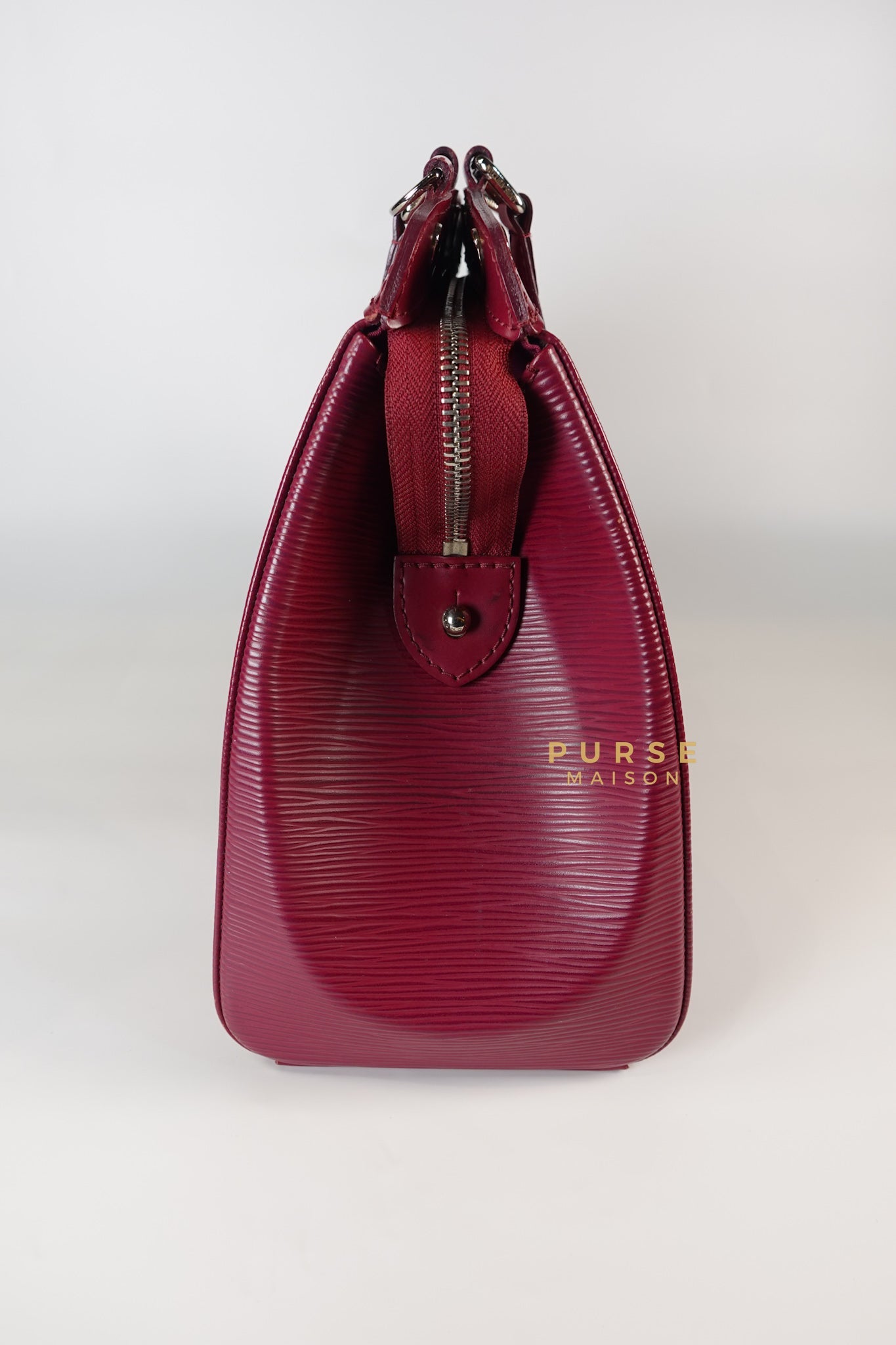 Brea in Carmine Red Epi Leather (Date Code: FL4143) | Purse Maison Luxury Bags Shop