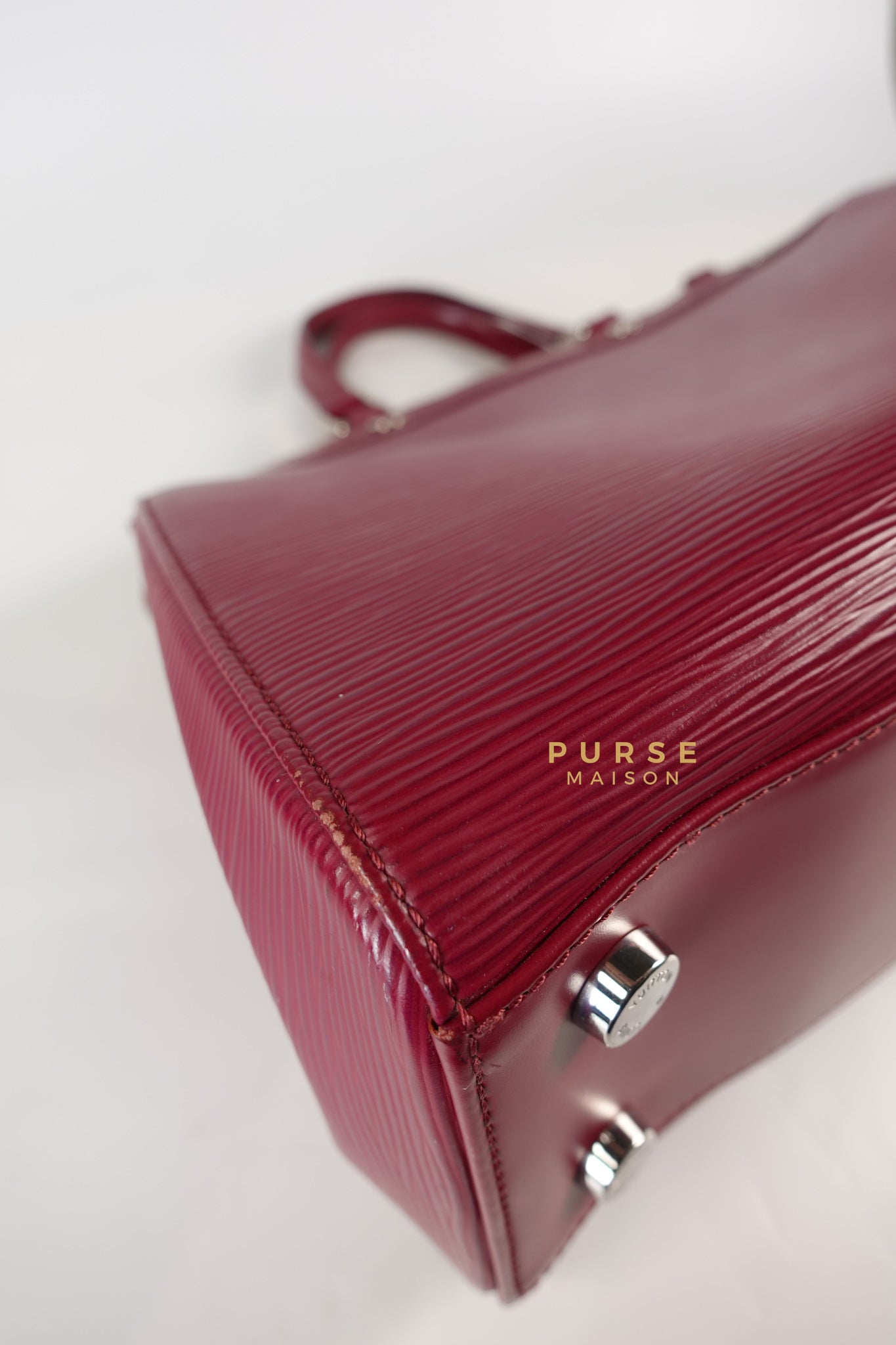 Brea in Carmine Red Epi Leather (Date Code: FL4143) | Purse Maison Luxury Bags Shop