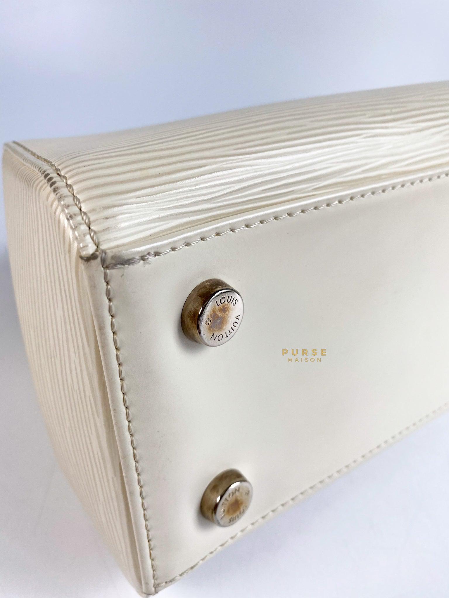 Louis Vuitton Brea MM White Epi Leather (Date Code: FL4100)