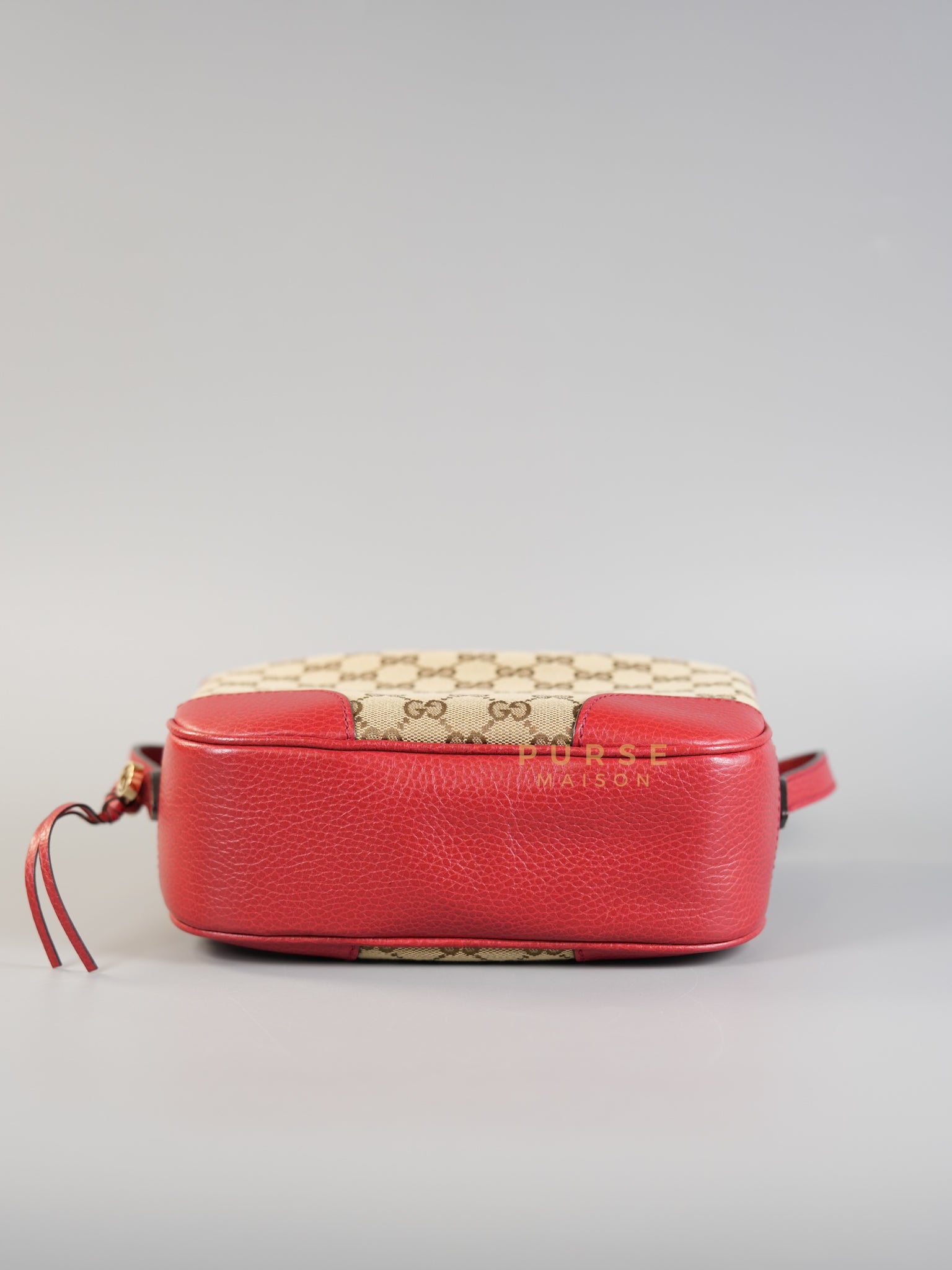 Bree Camera Bag in Red Canvas | Purse Maison Luxury Bags Shop