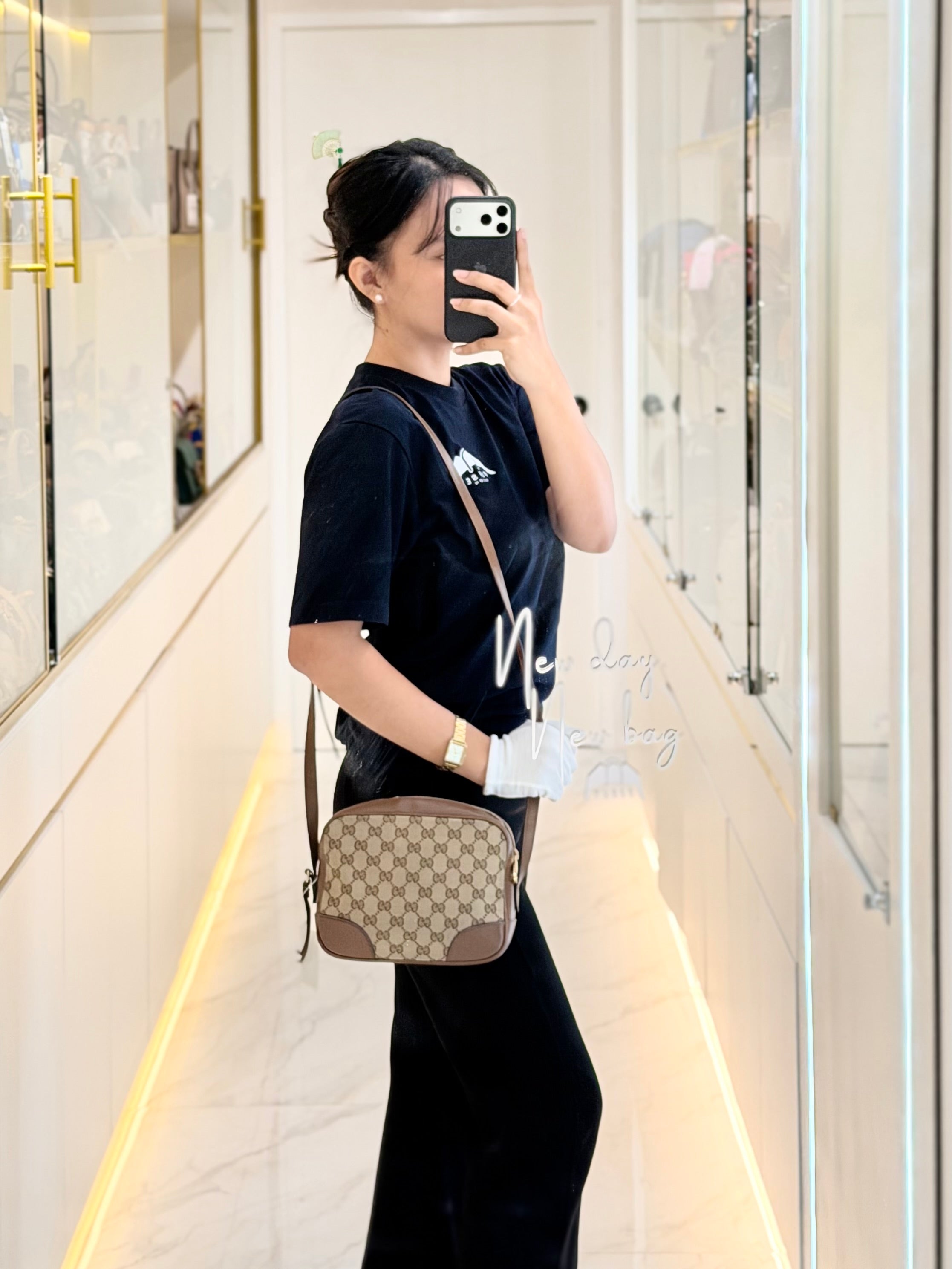 Bree Camera/Cross Body Bag in GG Canvas | Purse Maison Luxury Bags Shop