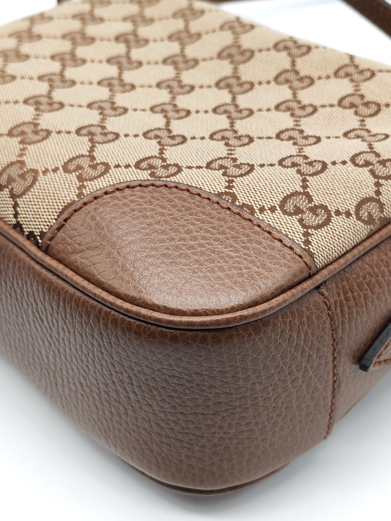 Bree in Brown Supreme Canvas Crossbody Bag | Purse Maison Luxury Bags Shop