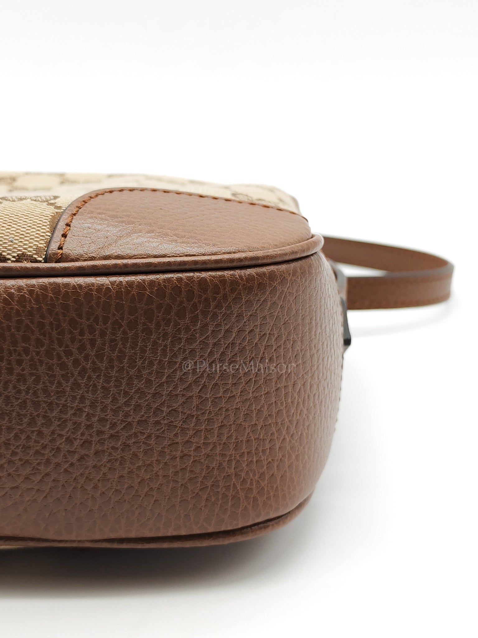 Bree in Brown Supreme Canvas Crossbody Bag | Purse Maison Luxury Bags Shop