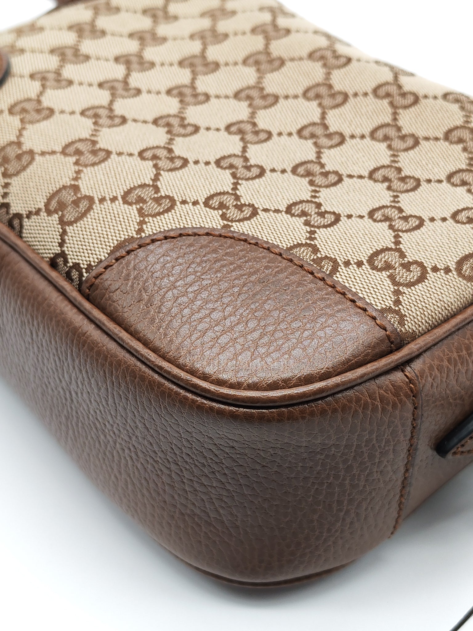 Bree in Brown Supreme Canvas Crossbody Bag | Purse Maison Luxury Bags Shop
