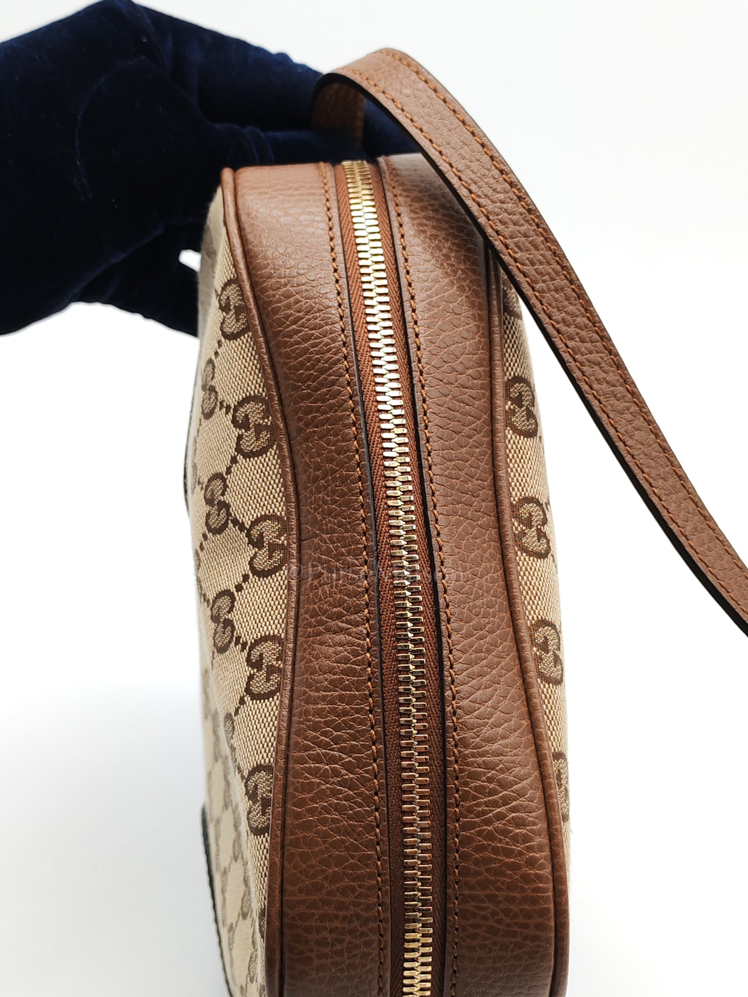Bree in Brown Supreme Canvas Crossbody Bag | Purse Maison Luxury Bags Shop