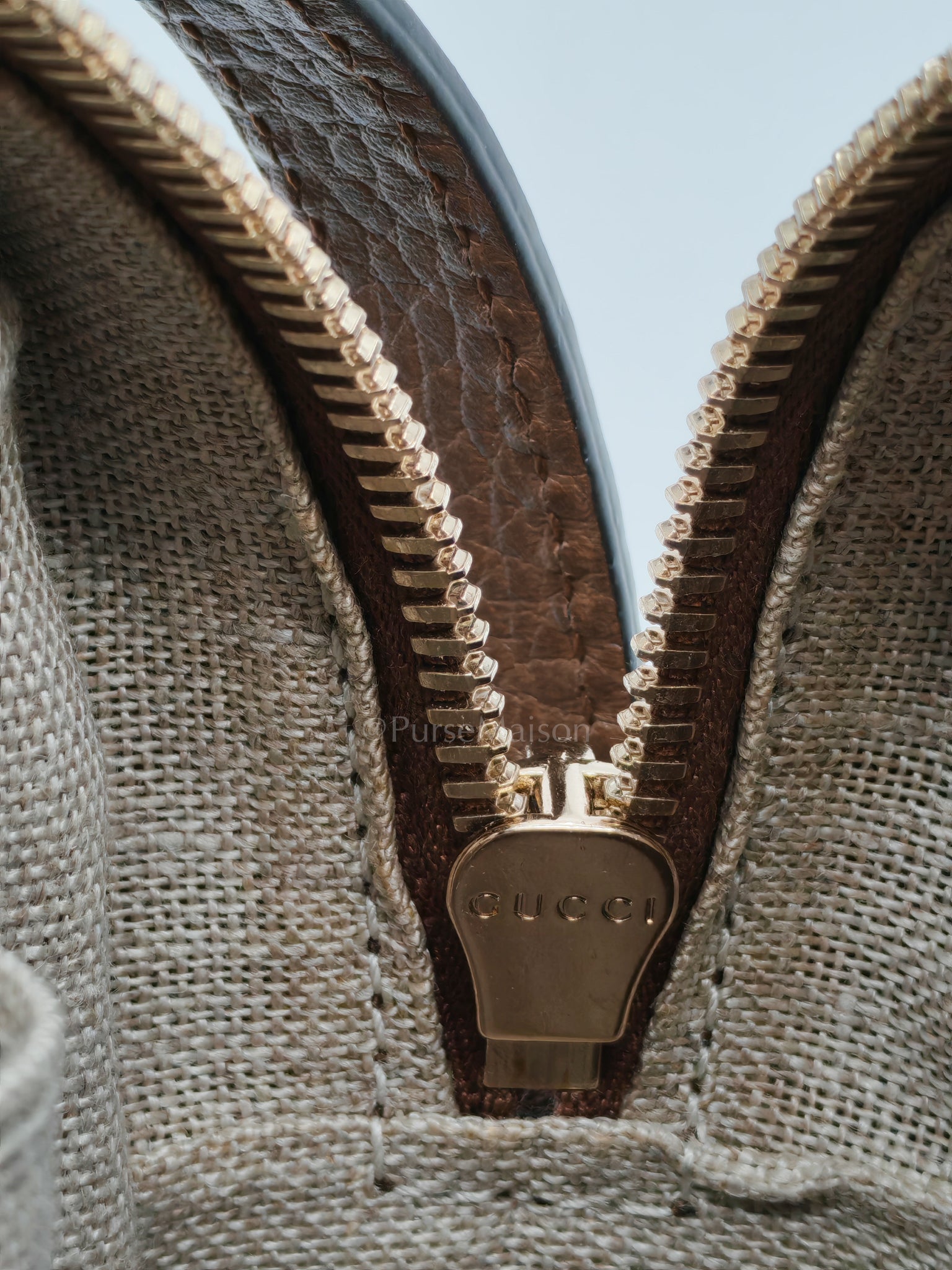 Bree in Brown Supreme Canvas Crossbody Bag | Purse Maison Luxury Bags Shop