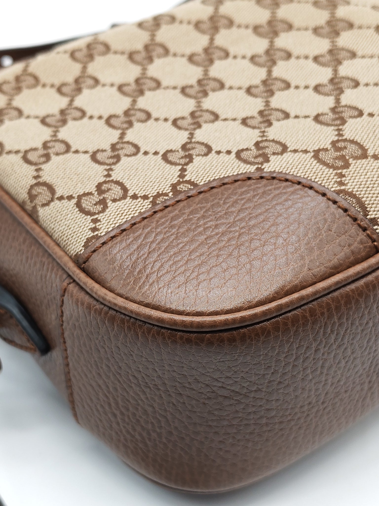 Bree in Brown Supreme Canvas Crossbody Bag | Purse Maison Luxury Bags Shop